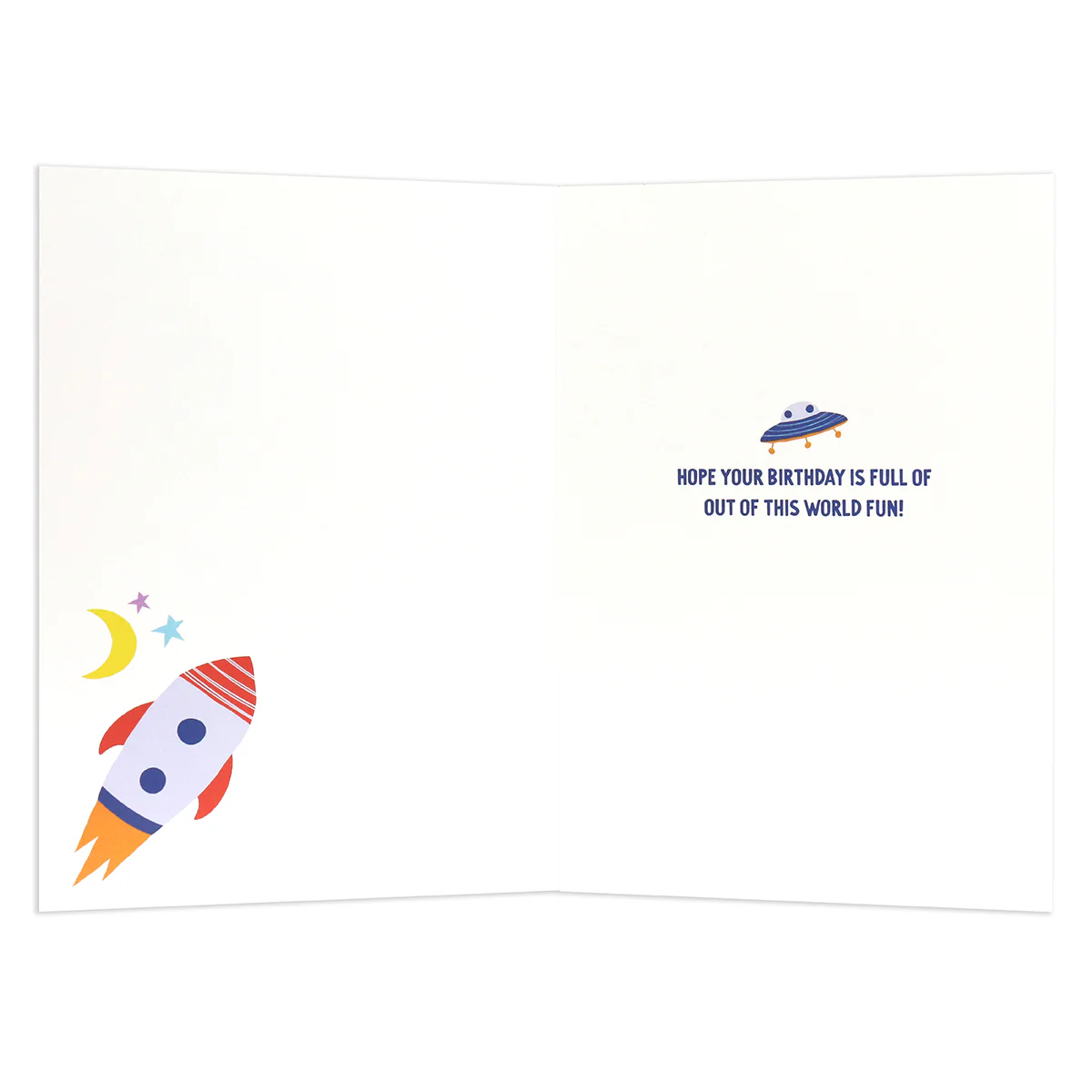 Connections from Hallmark Birthday Card - Spaceship Blast Off - Image 2