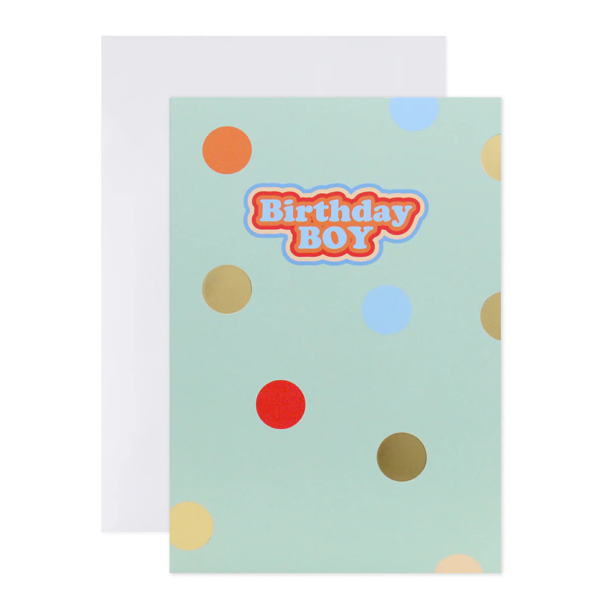Connections from Hallmark Birthday Card - Aqua Birthday Boy - Image 3