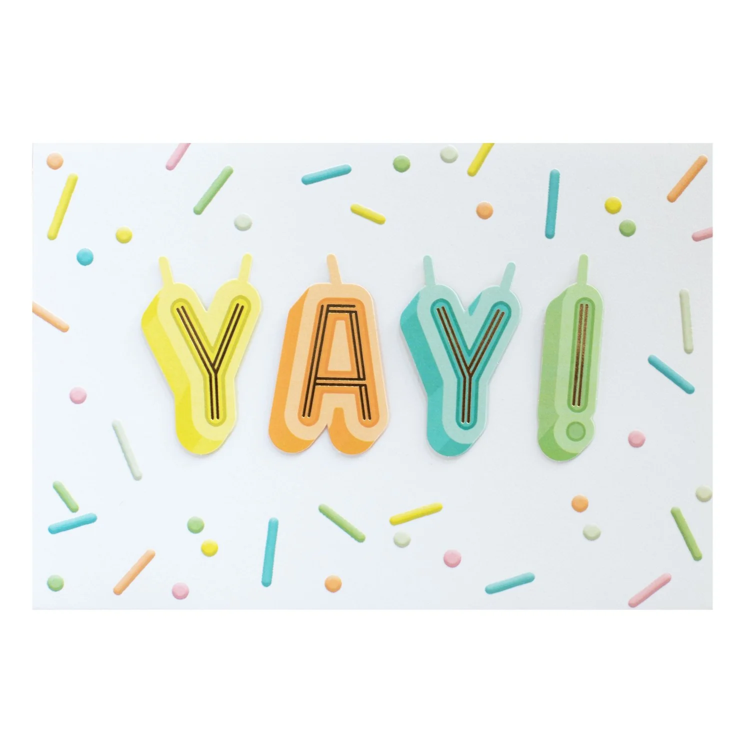 Hallmark Signature Birthday Card - YAY!