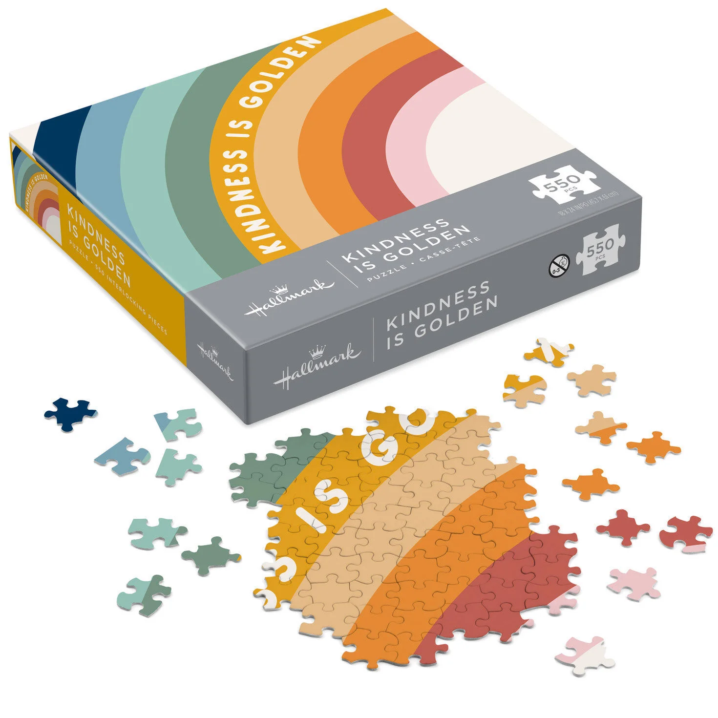 Kindness Is Golden 550-Piece Jigsaw Puzzle - Image 2