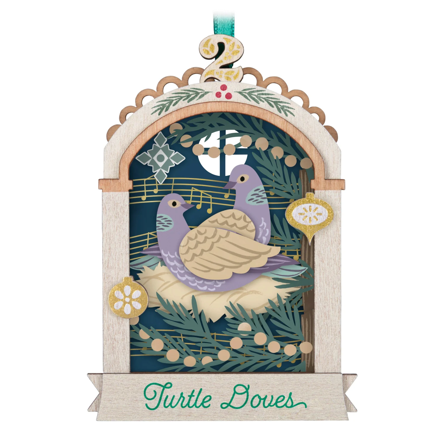 Twelve Days of Christmas, 2nd in the Series — 2025 Hallmark Keepsake Christmas Ornament