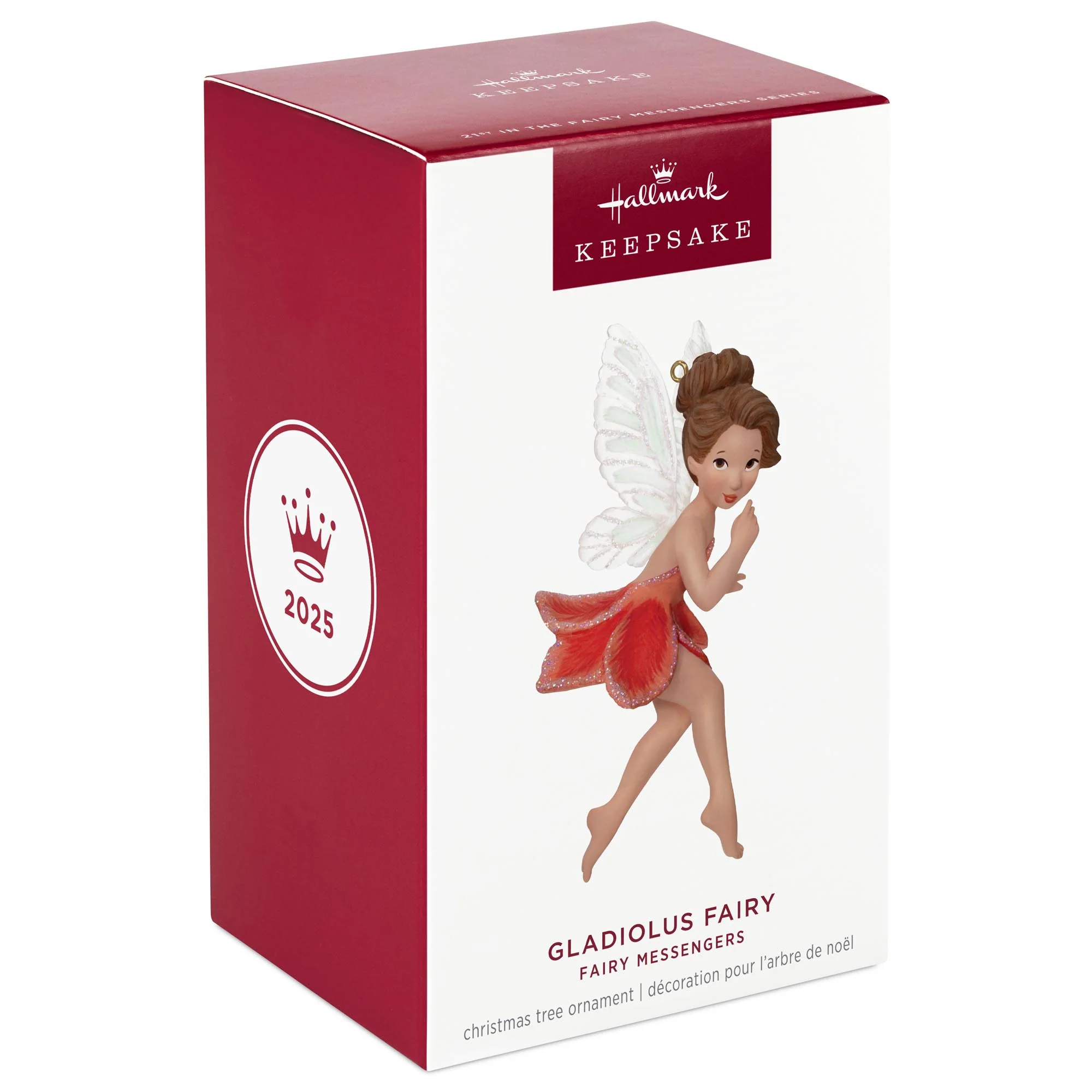 Gladiolus Fairy, 21st in the Fairy Messengers Series — 2025 Hallmark Keepsake Christmas Ornament - Image 6