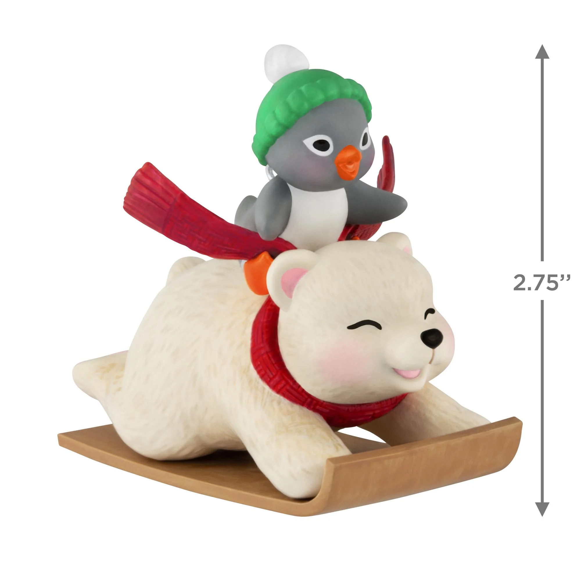 Sledding Sidekicks, 25th in the Snowball and Tuxedo Series — 2025 Hallmark Keepsake Christmas Ornament - Image 6