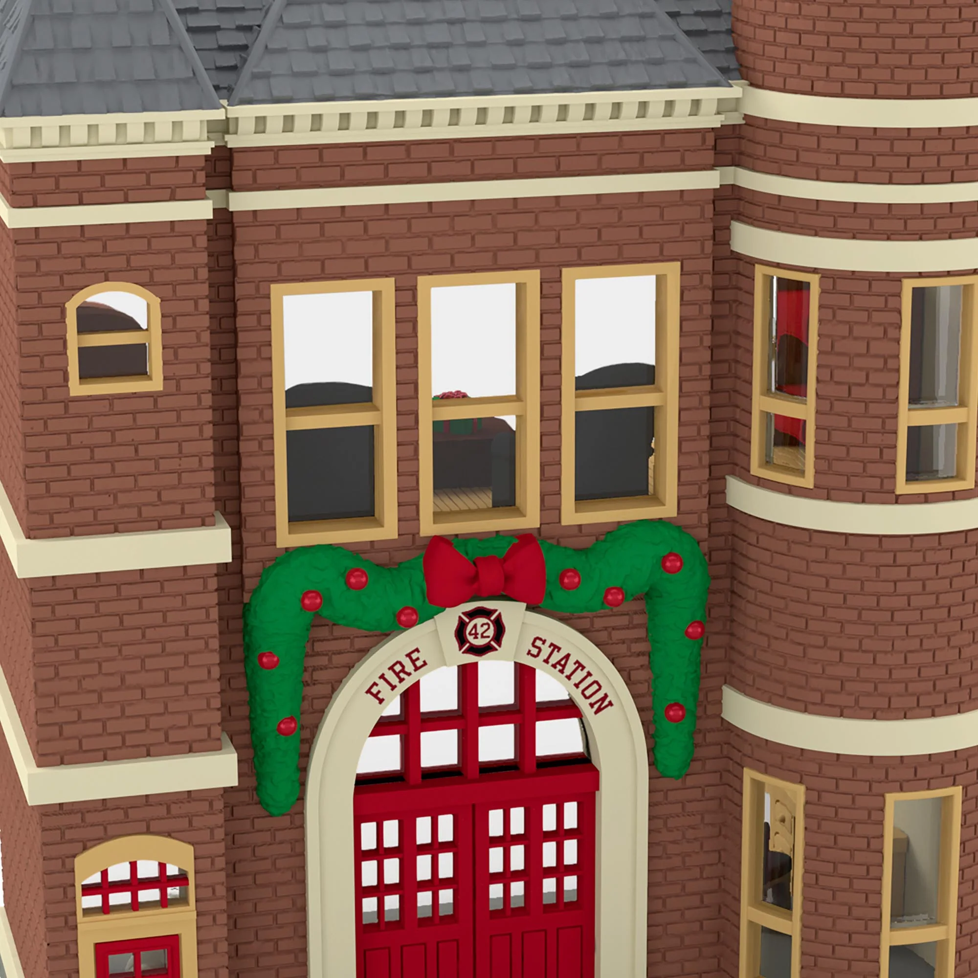 Korners Firehouse, 42nd in the Nostalgic Houses and Shops Series — 2025 Hallmark Keepsake Christmas Ornament - Image 4