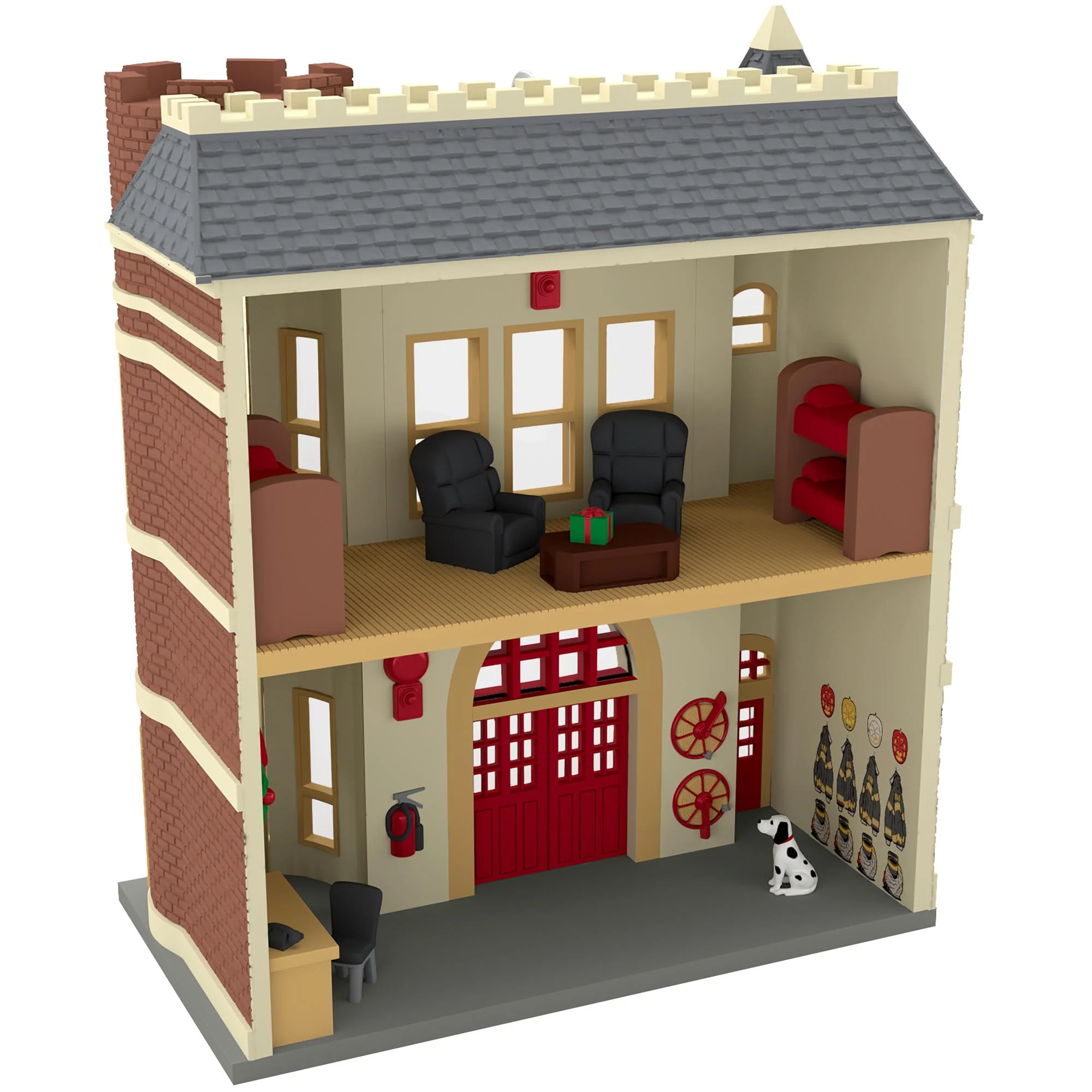 Korners Firehouse, 42nd in the Nostalgic Houses and Shops Series — 2025 Hallmark Keepsake Christmas Ornament - Image 5