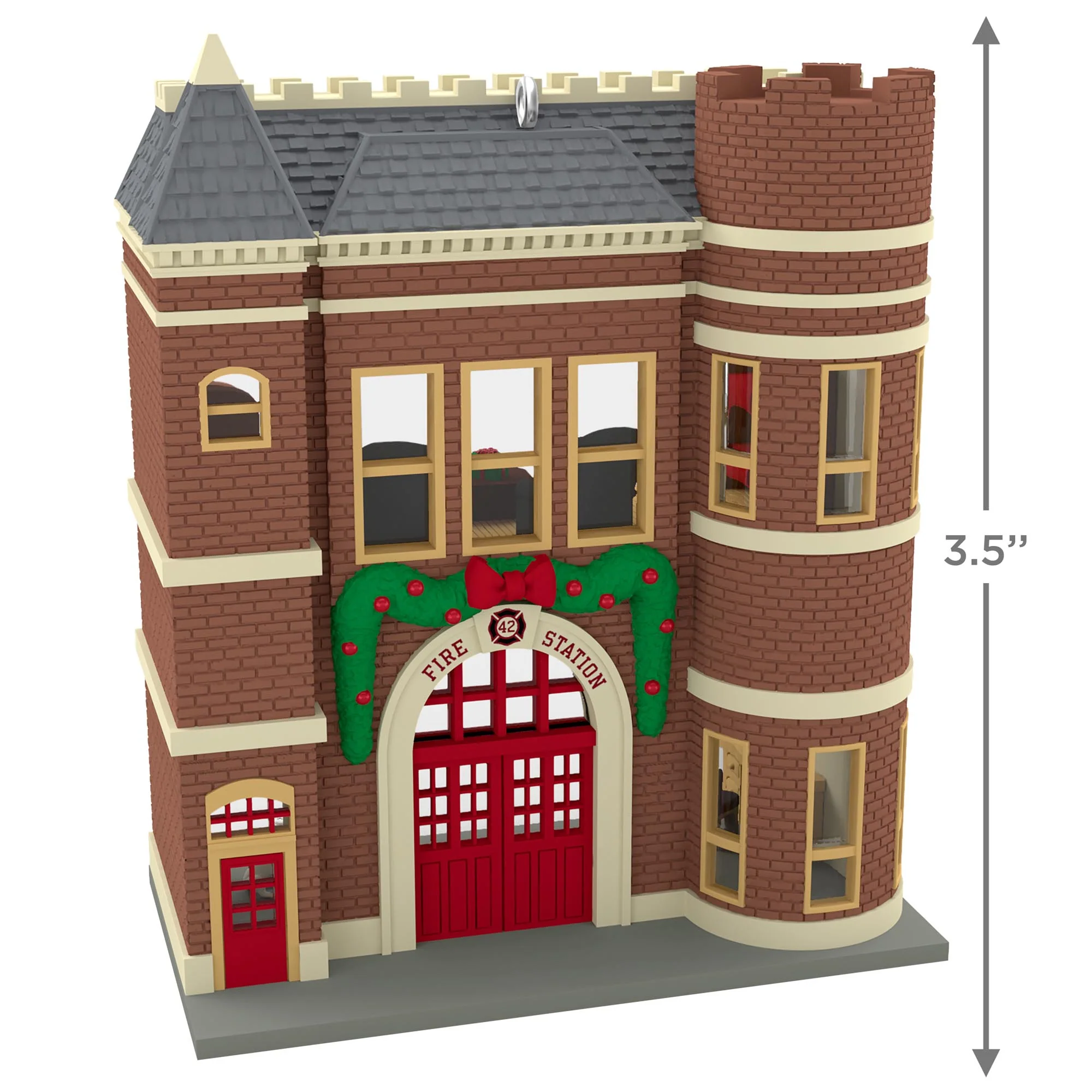 Korners Firehouse, 42nd in the Nostalgic Houses and Shops Series — 2025 Hallmark Keepsake Christmas Ornament - Image 6