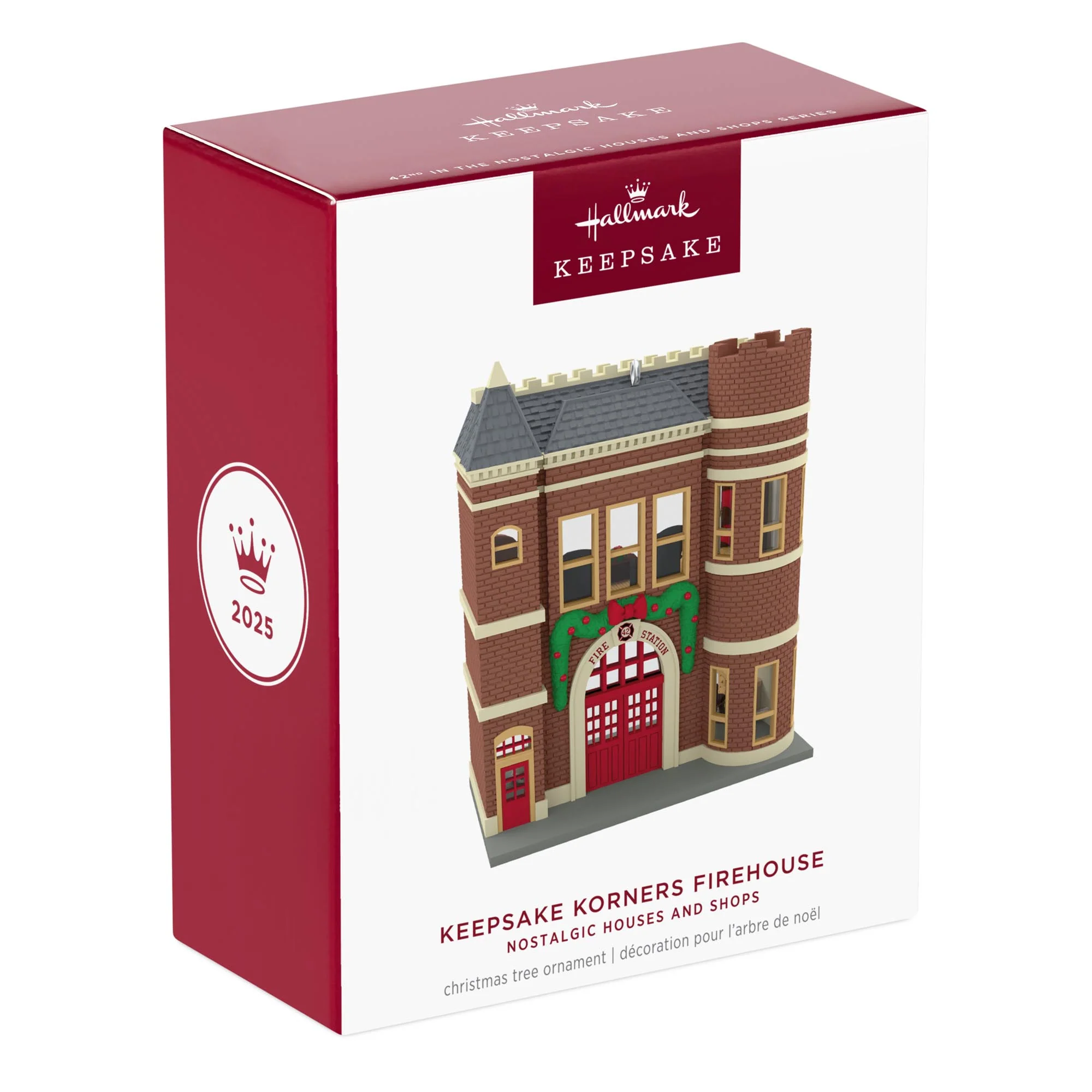Korners Firehouse, 42nd in the Nostalgic Houses and Shops Series — 2025 Hallmark Keepsake Christmas Ornament - Image 7