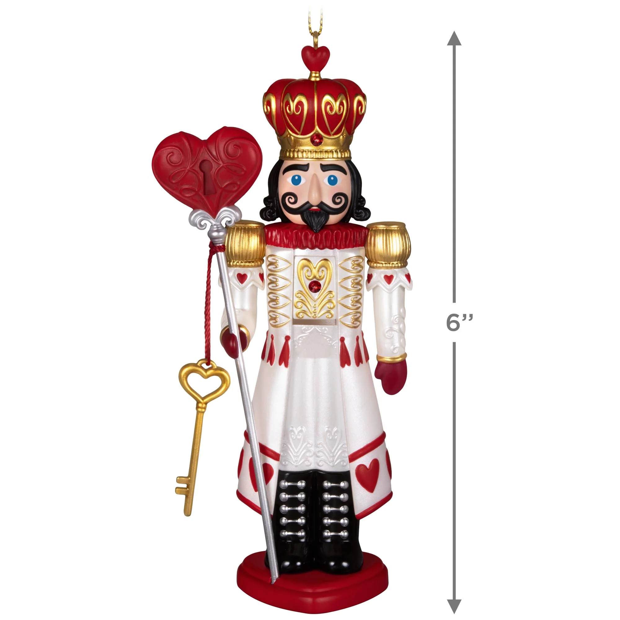 King of Hearts, 7th in the Noble Nutcrackers Series — 2025 Hallmark Keepsake Christmas Ornament - Image 6
