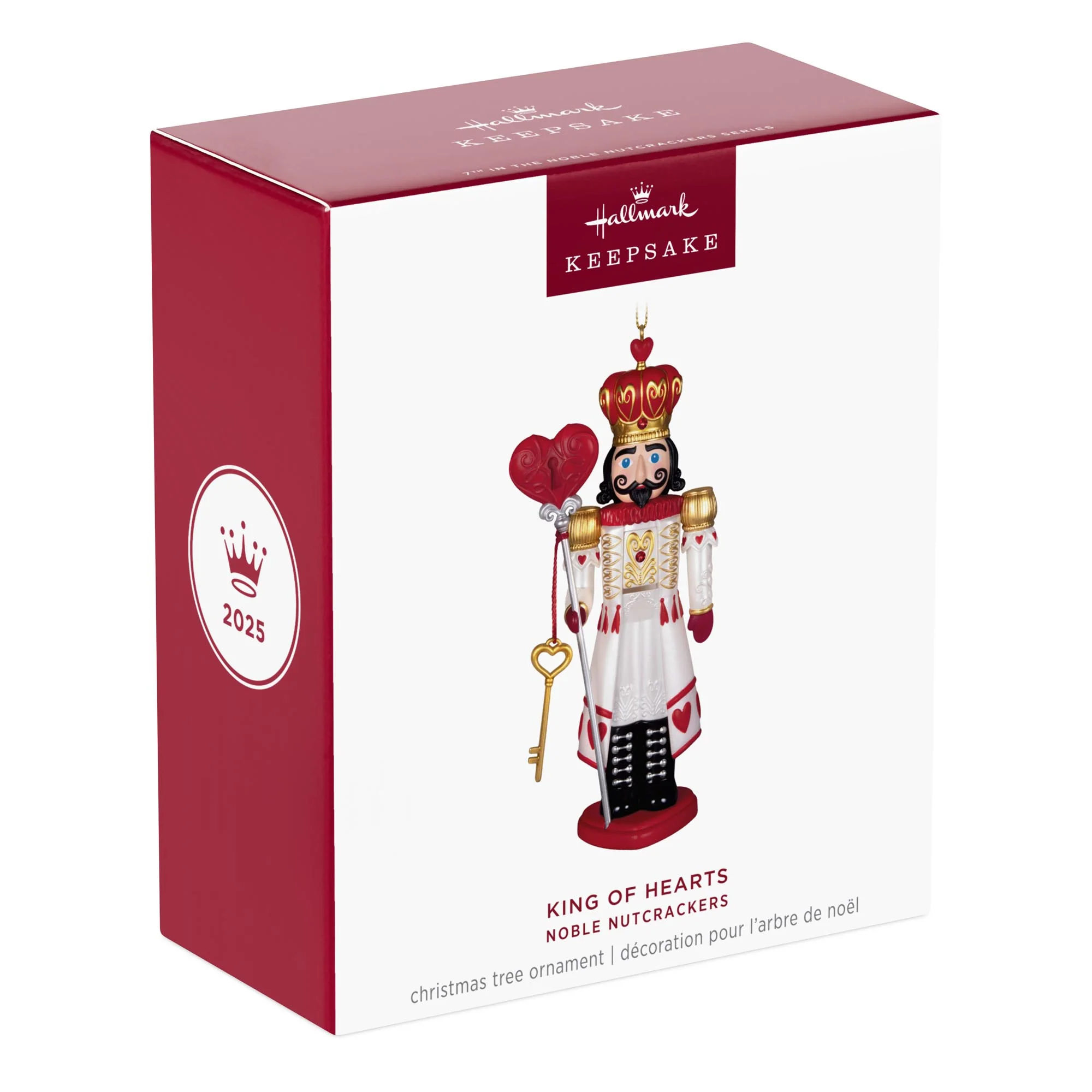 King of Hearts, 7th in the Noble Nutcrackers Series — 2025 Hallmark Keepsake Christmas Ornament - Image 7