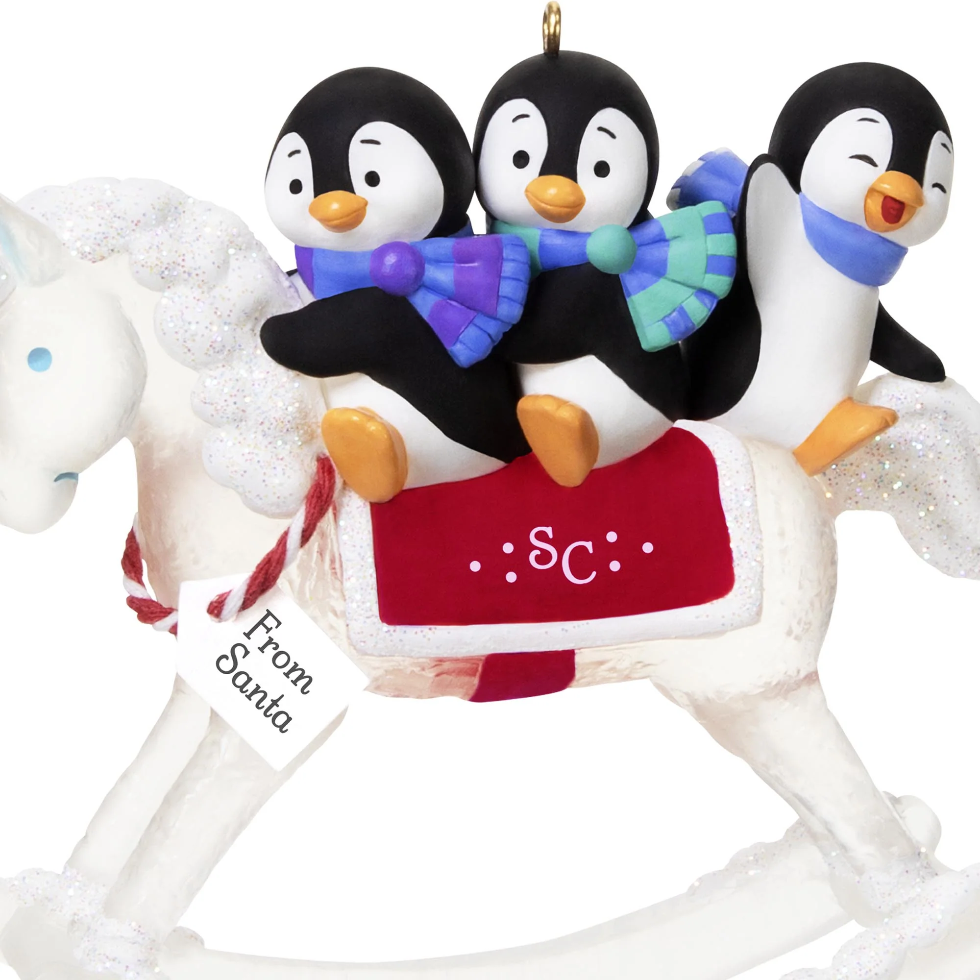 A Gift From Santa, Penguin Friends — 2025 Hallmark Keepsake Christmas Ornament - Image 4