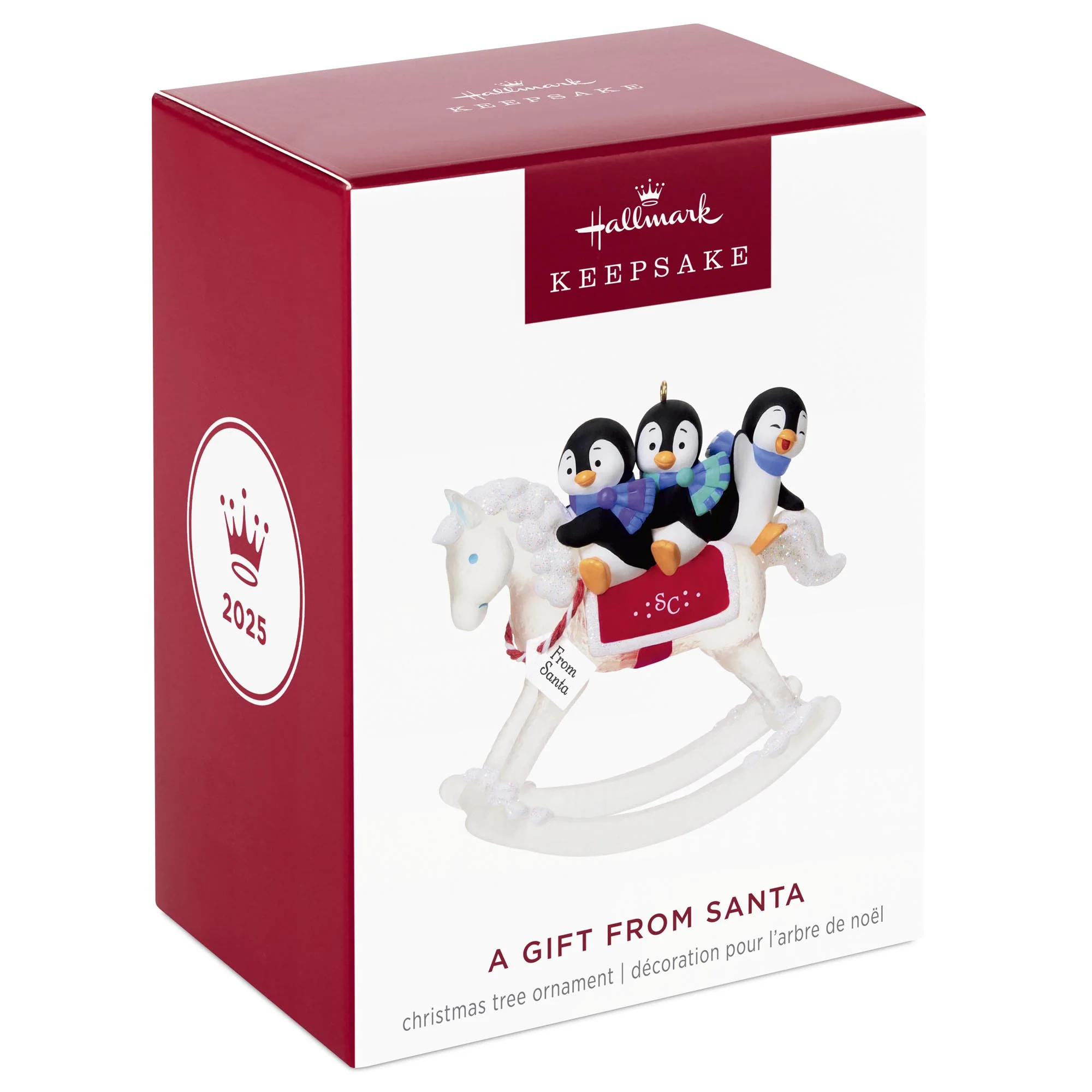 A Gift From Santa, Penguin Friends — 2025 Hallmark Keepsake Christmas Ornament - Image 7