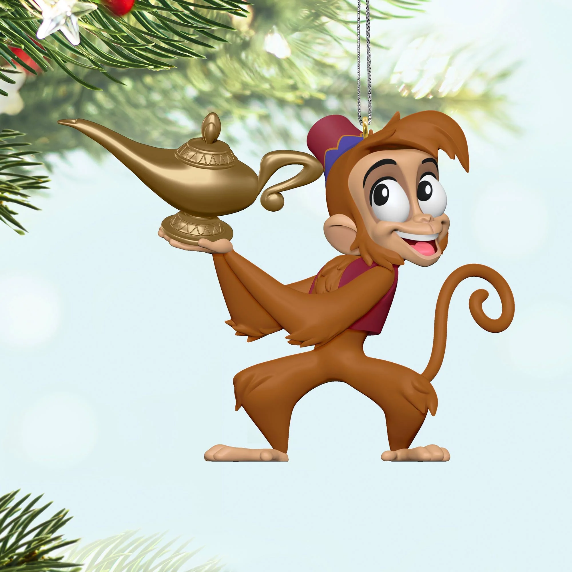 Disney Aladdin, Abu and the Magic Lamp — 2025 Hallmark Keepsake Christmas Ornament - Image 2
