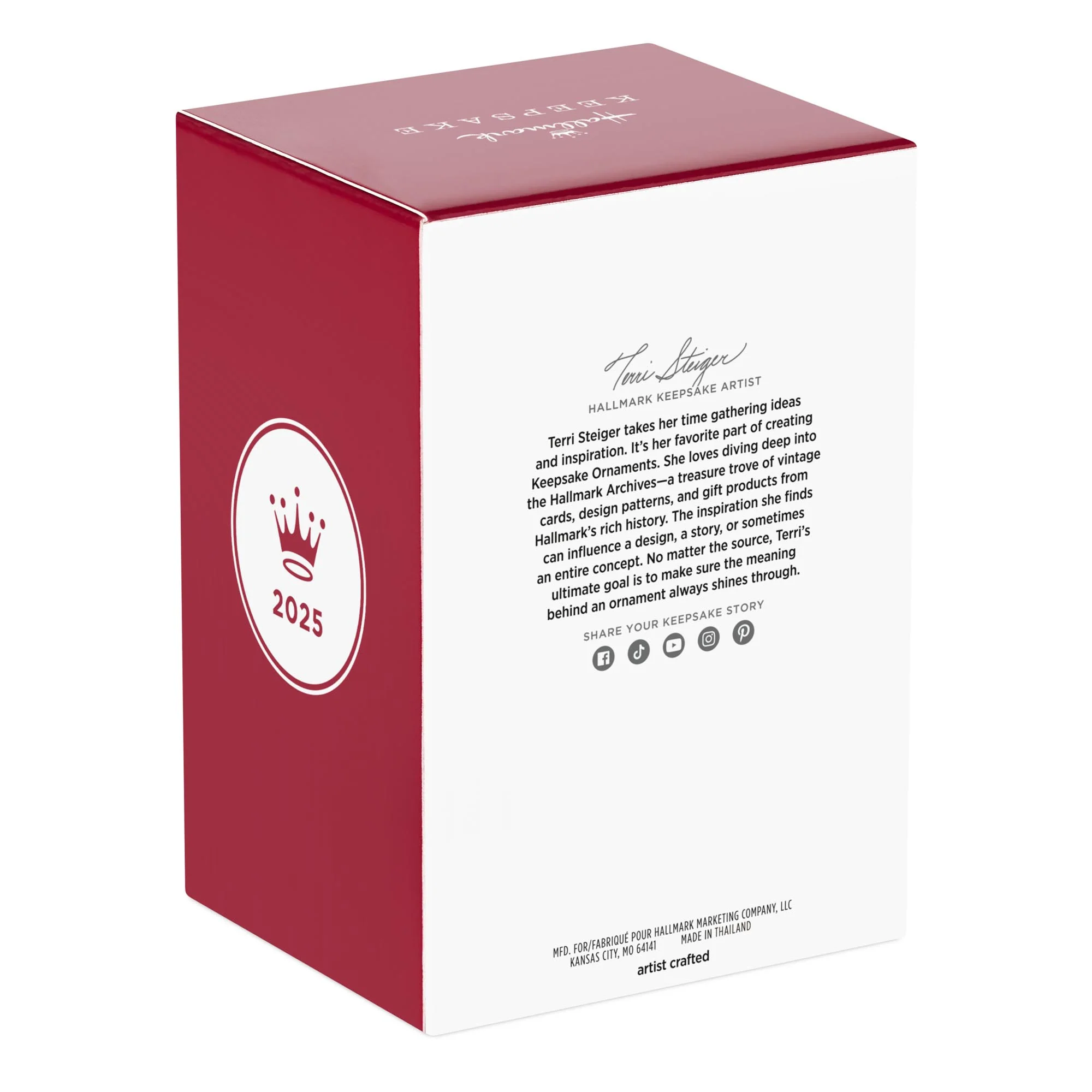Angel of Exultation — 2025 Hallmark Keepsake Christmas Ornament - Image 8