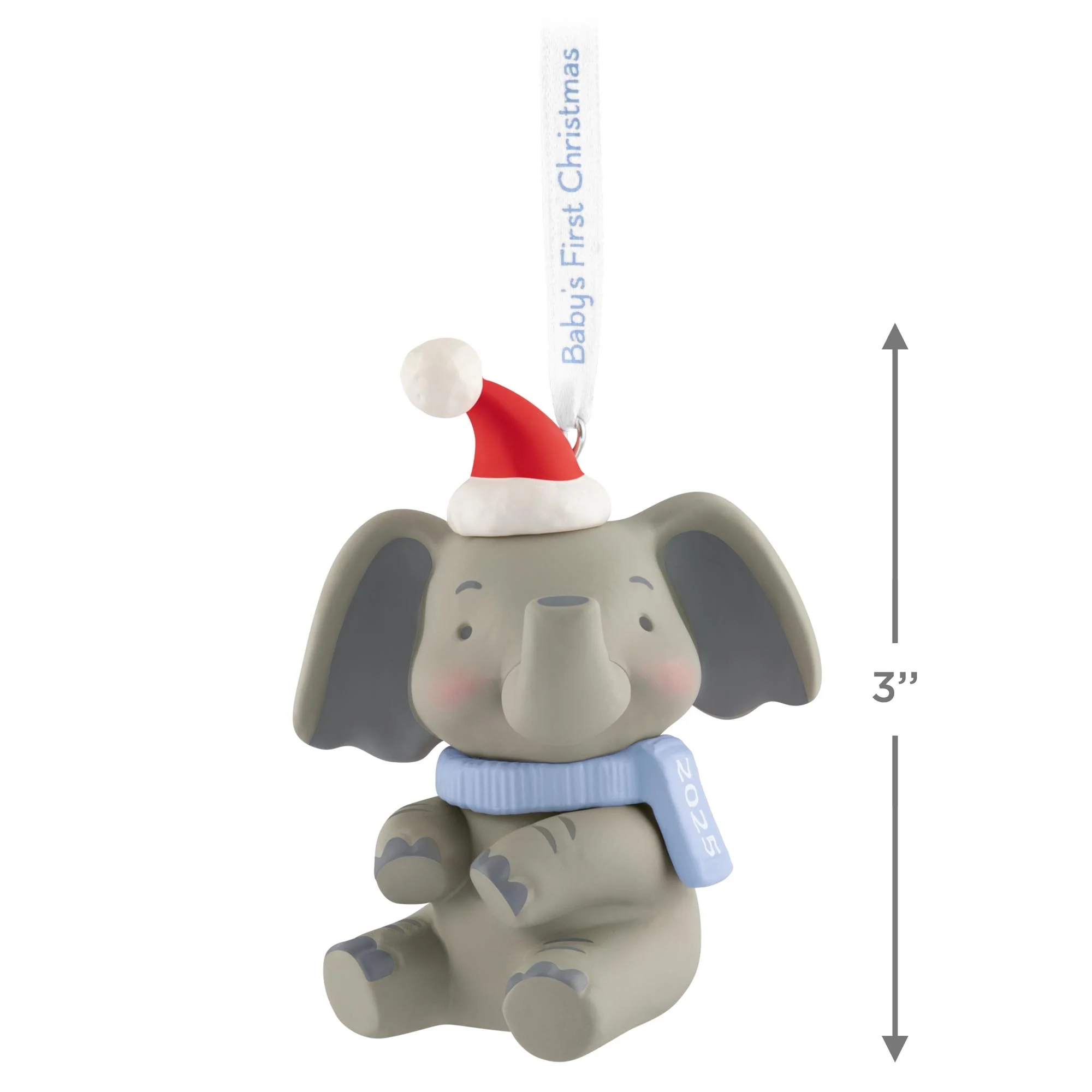 Baby Boy's 1st Christmas, Elephant — 2025 Hallmark Keepsake Christmas Ornament - Image 6