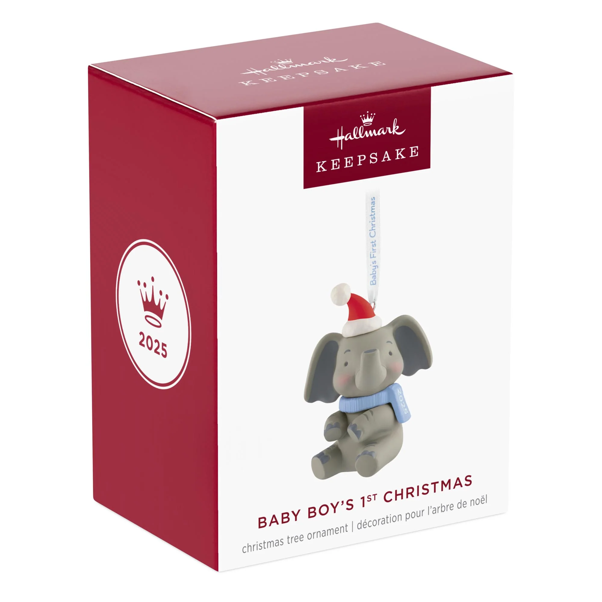 Baby Boy's 1st Christmas, Elephant — 2025 Hallmark Keepsake Christmas Ornament - Image 7