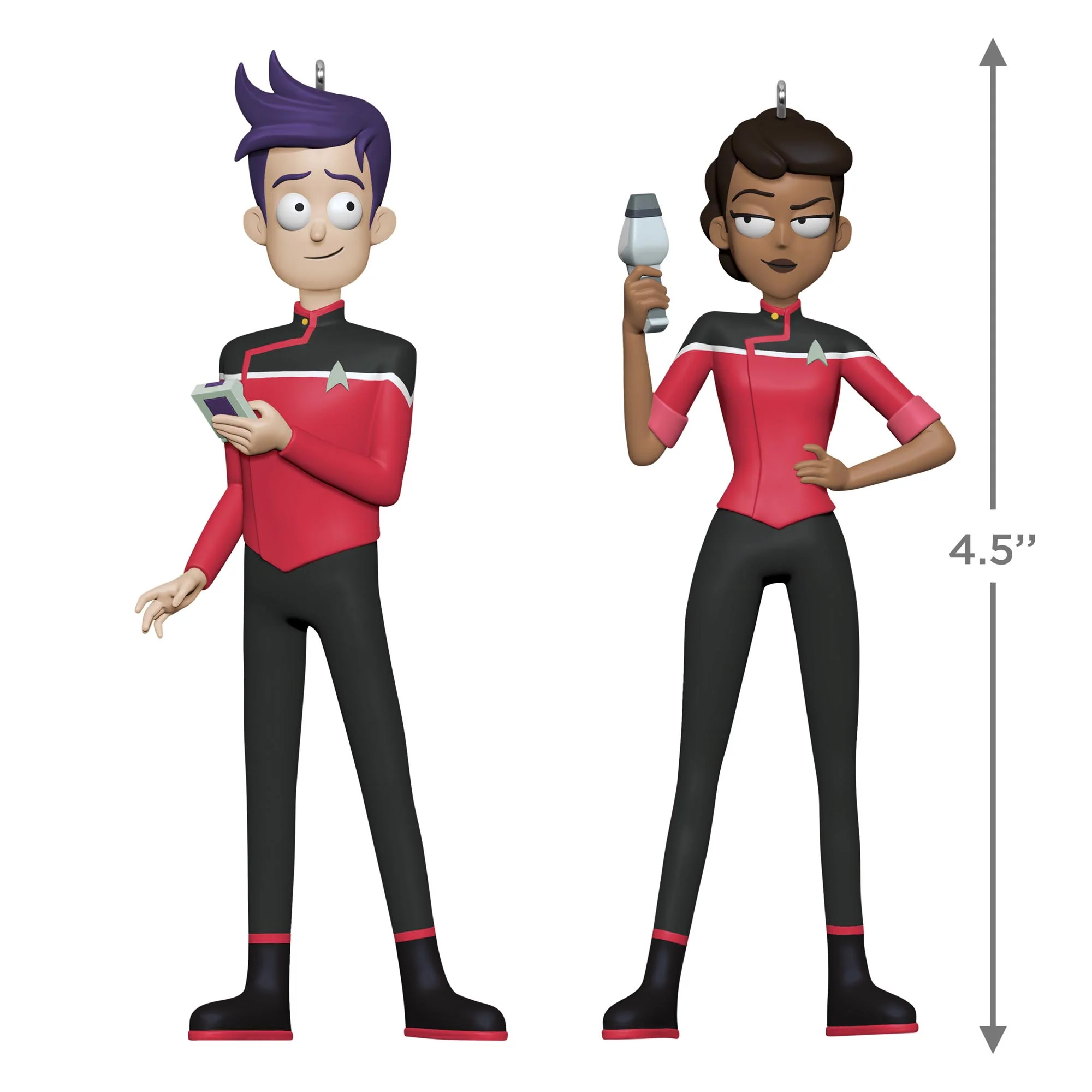 Star Trek™: Lower Decks, Ensigns Beckett Mariner and Bradward Boimler — 2025 Hallmark Keepsake Christmas Ornament - Image 6