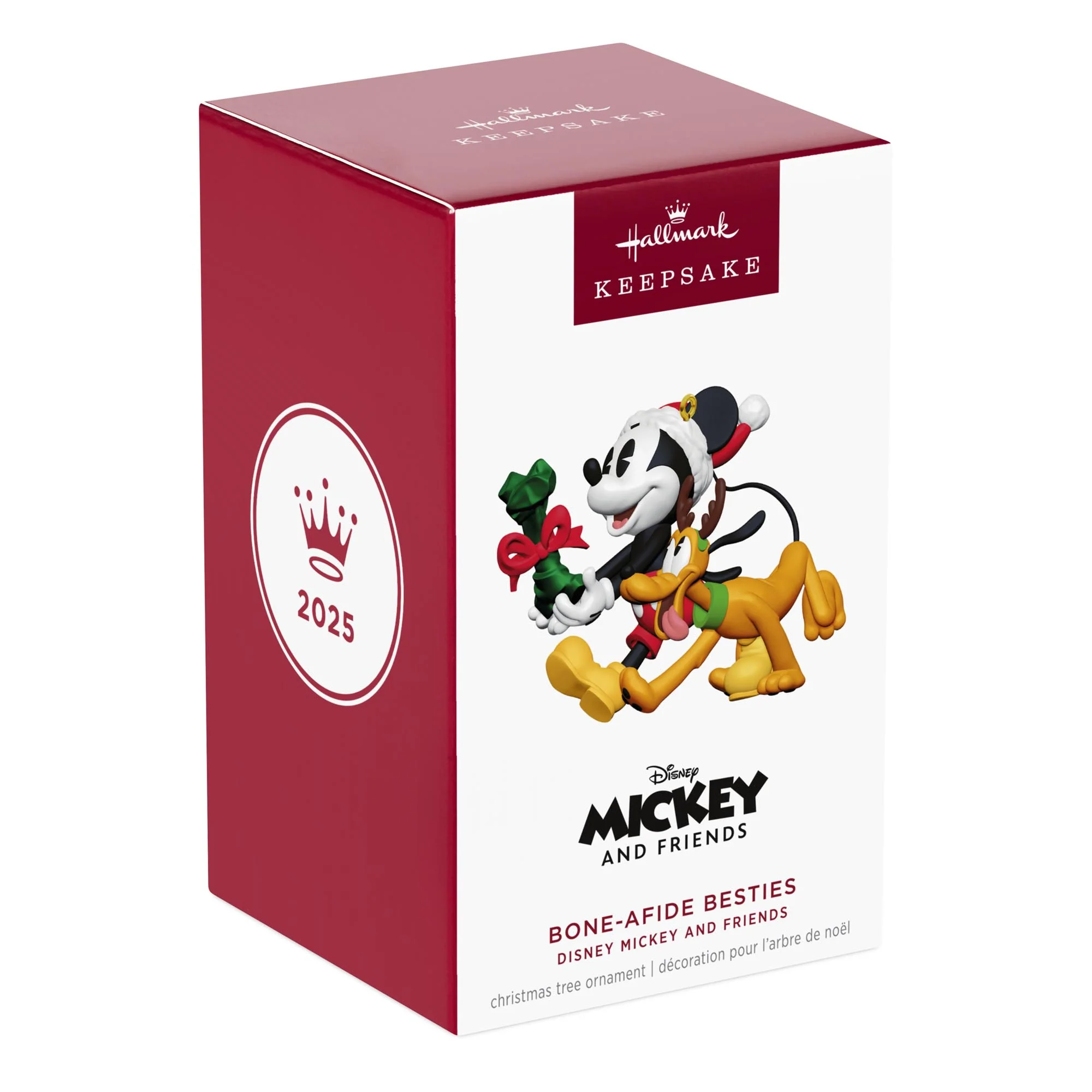 Disney Mickey and Friends, Bone-afide Besties — 2025 Hallmark Keepsake Christmas Ornament - Image 7