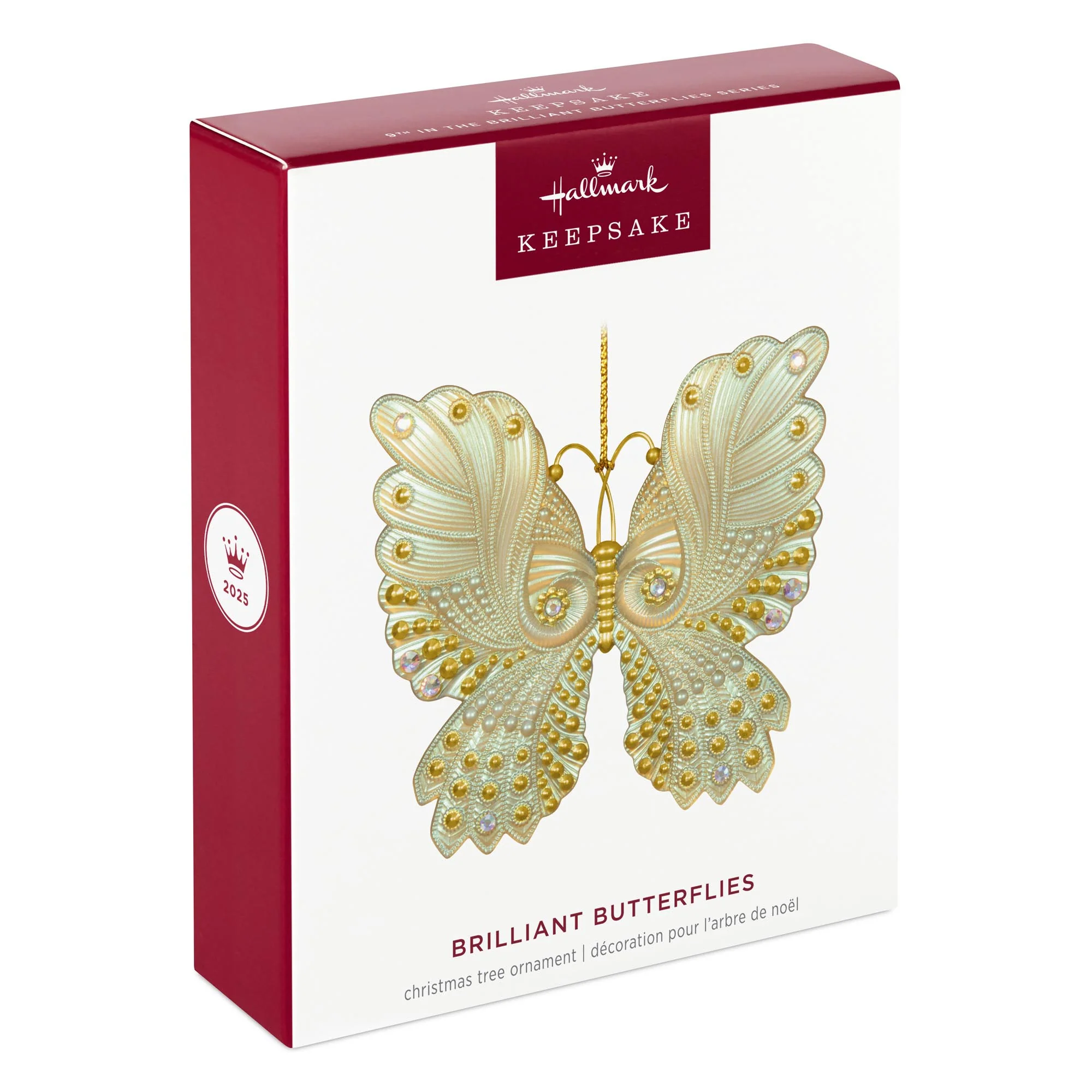Brilliant Butterflies, 9th in the Series — 2025 Hallmark Keepsake Christmas Ornament - Image 6