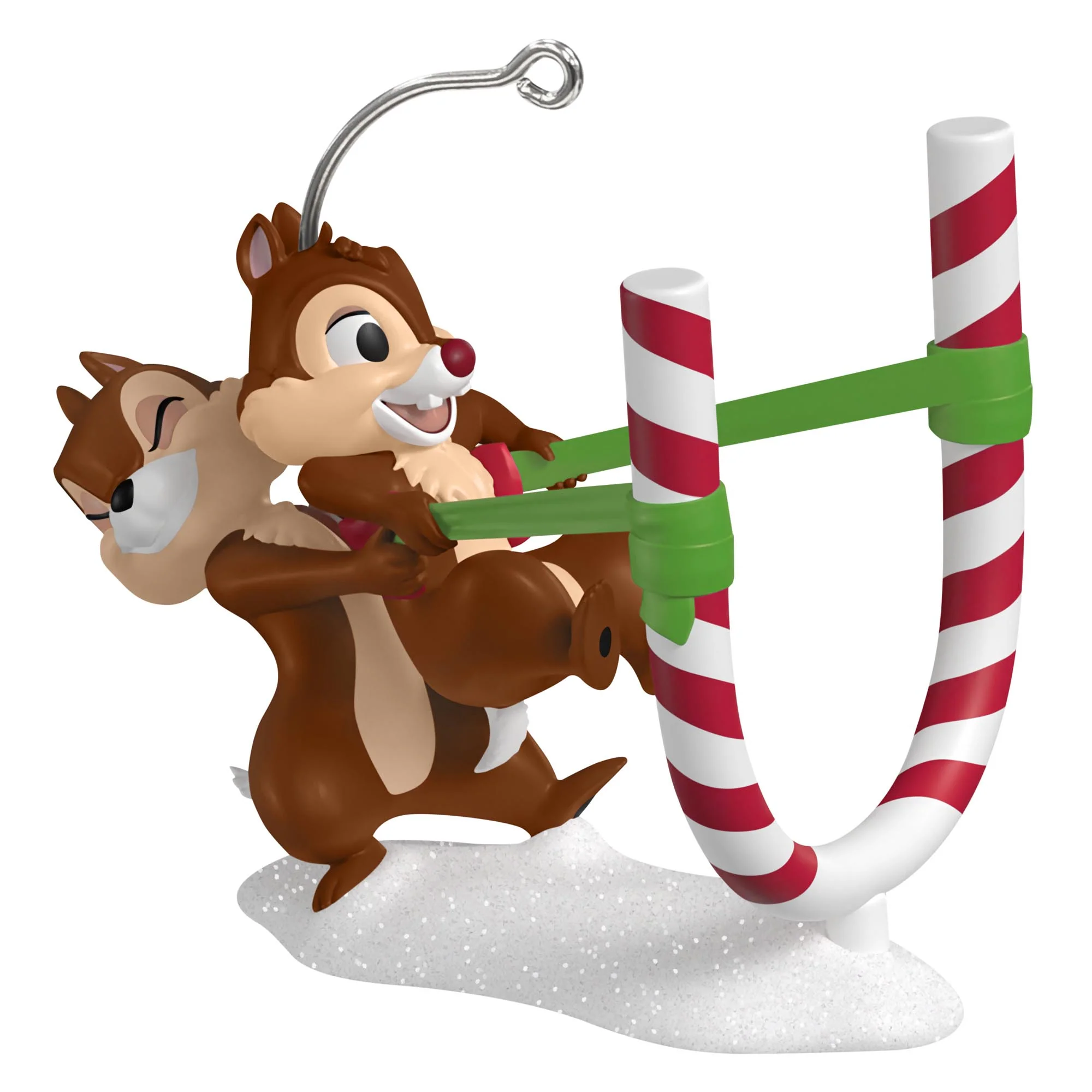 Disney Chip ’n Dale, Candy Cane Catapult — 2025 Hallmark Keepsake Christmas Ornament