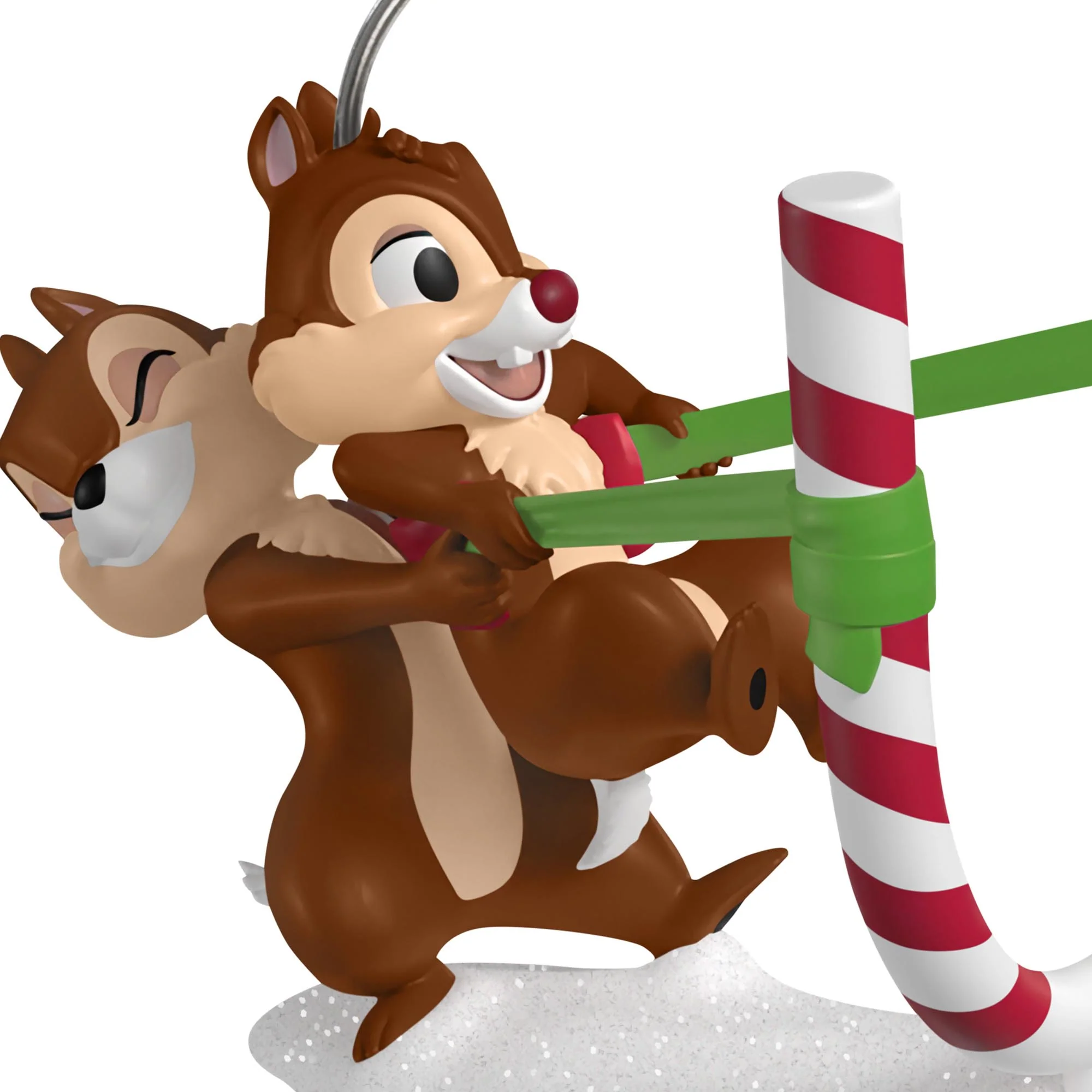 Disney Chip ’n Dale, Candy Cane Catapult — 2025 Hallmark Keepsake Christmas Ornament - Image 4