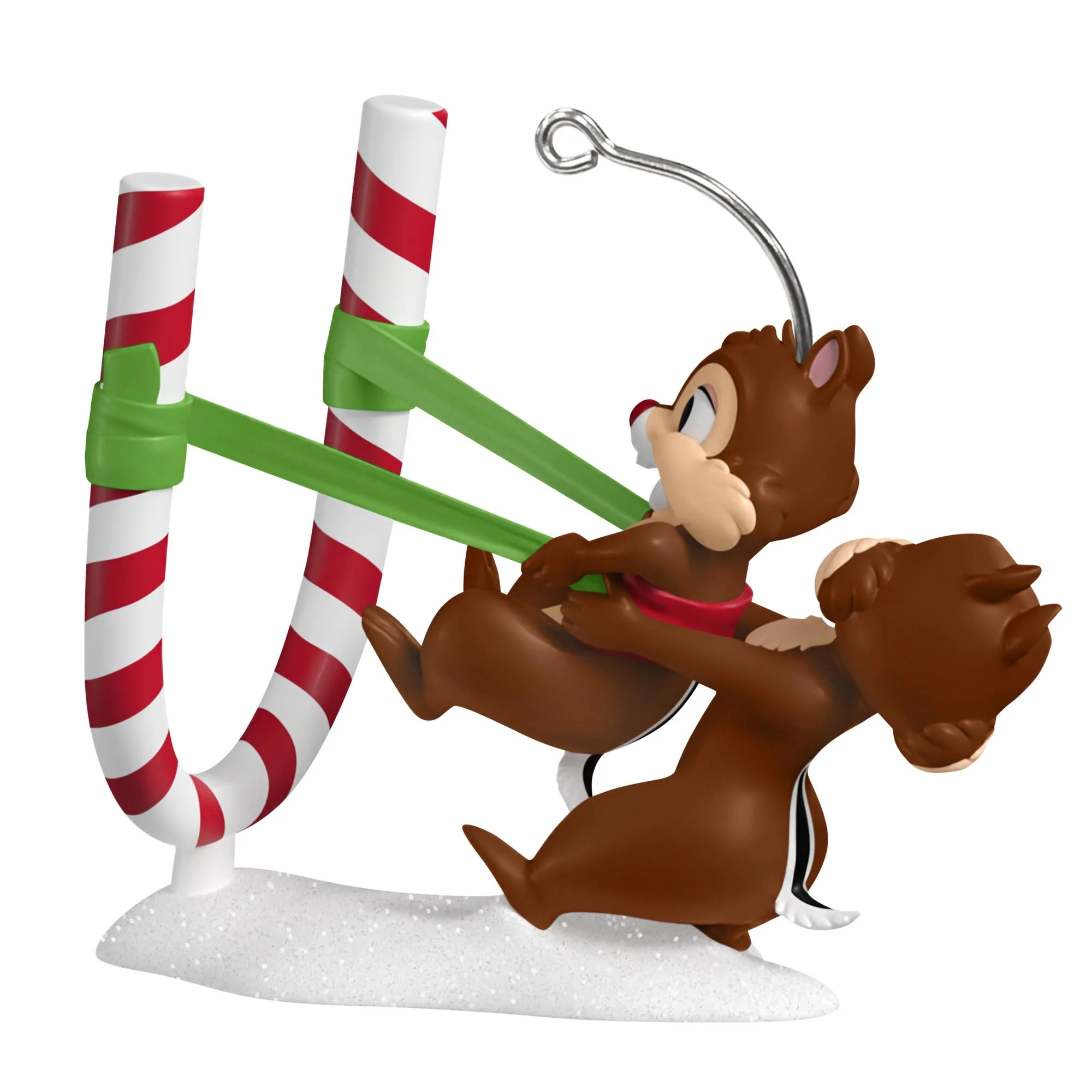 Disney Chip ’n Dale, Candy Cane Catapult — 2025 Hallmark Keepsake Christmas Ornament - Image 5