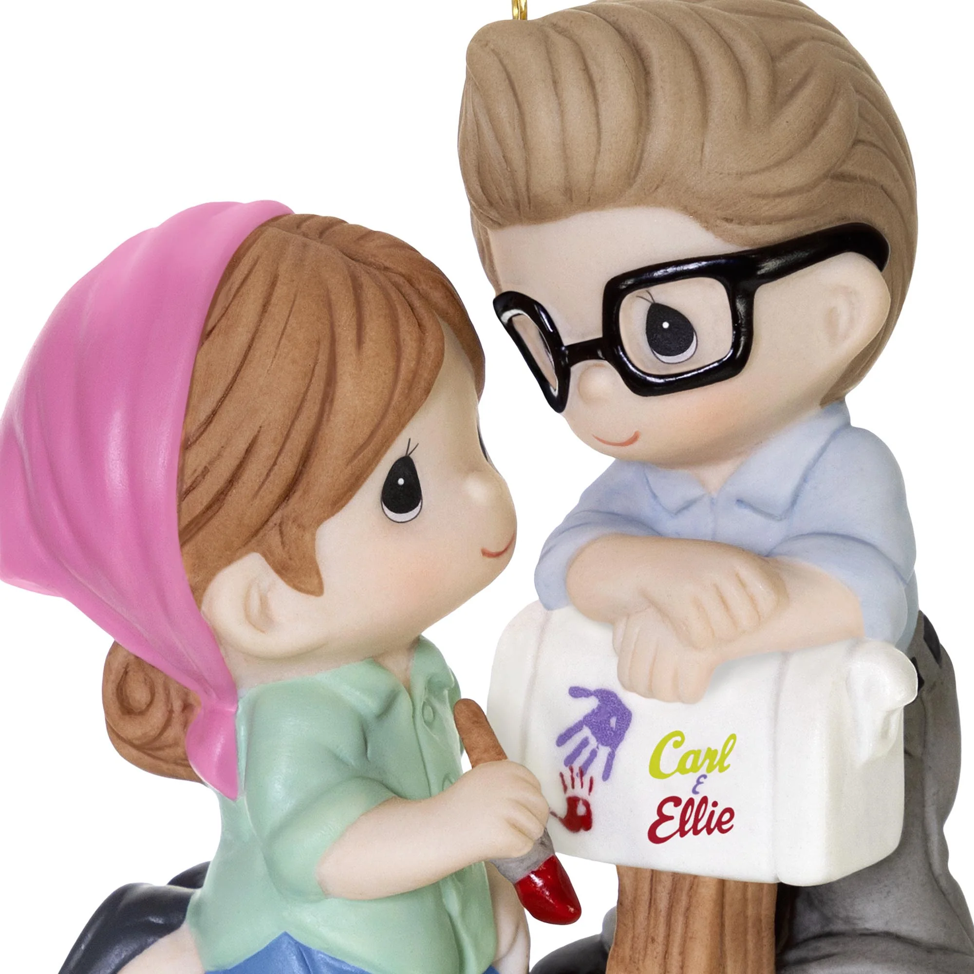 Disney and Pixar Up, Carl and Ellie (Precious Moments) — 2025 Hallmark Keepsake Christmas Ornament - Image 4