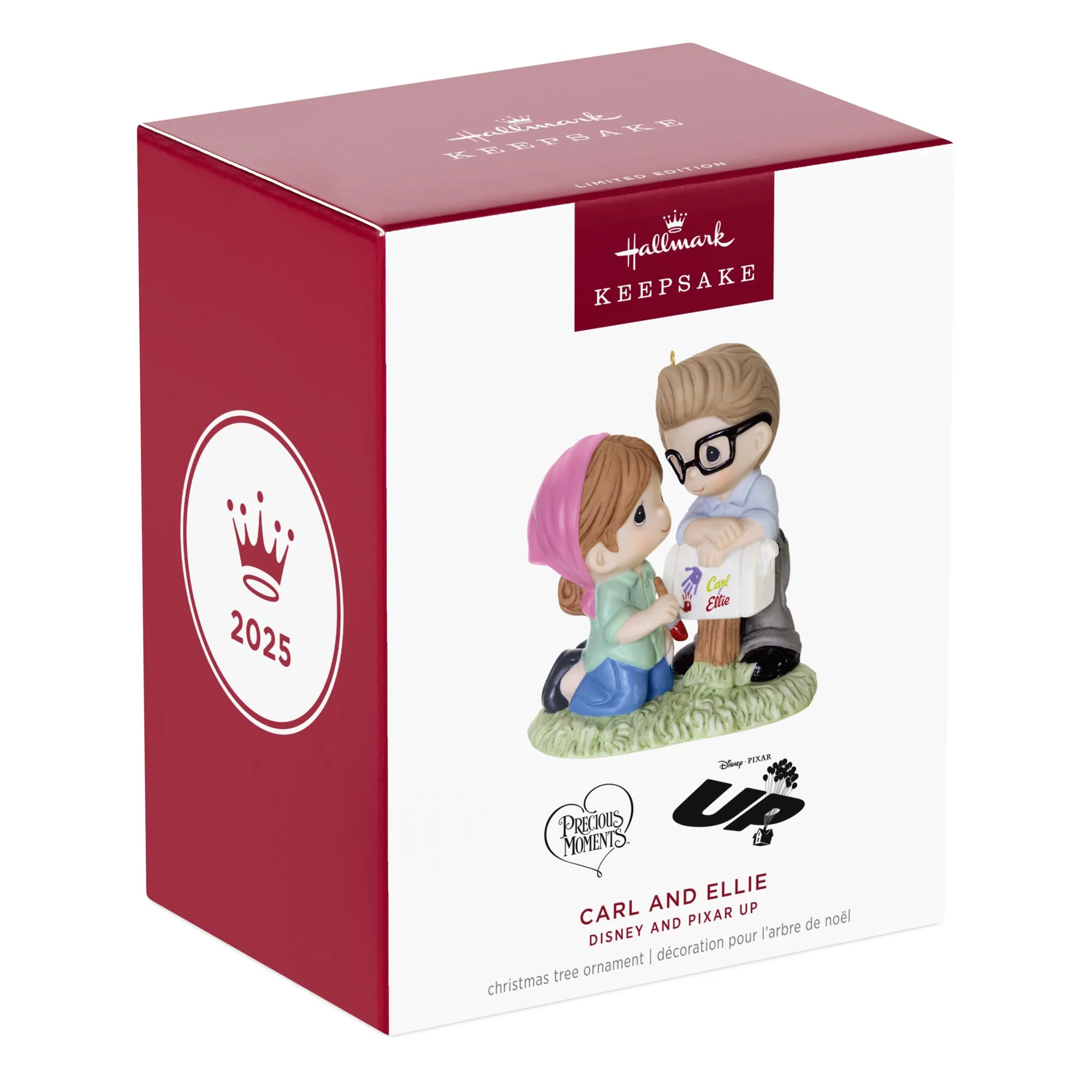 Disney and Pixar Up, Carl and Ellie (Precious Moments) — 2025 Hallmark Keepsake Christmas Ornament - Image 7