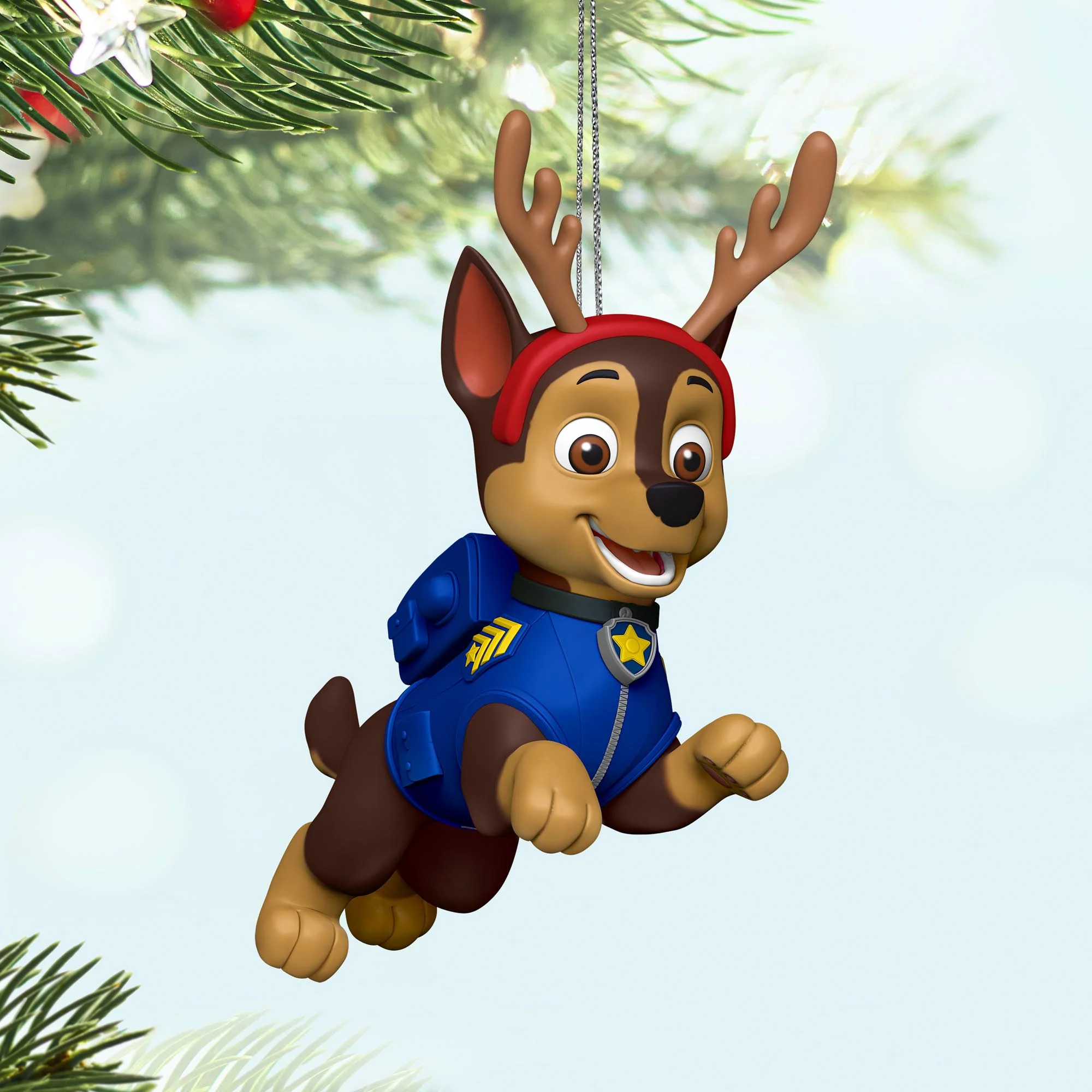 Paw Patrol™, Chase's Pawsome Holiday — 2025 Hallmark Keepsake Christmas Ornament - Image 2