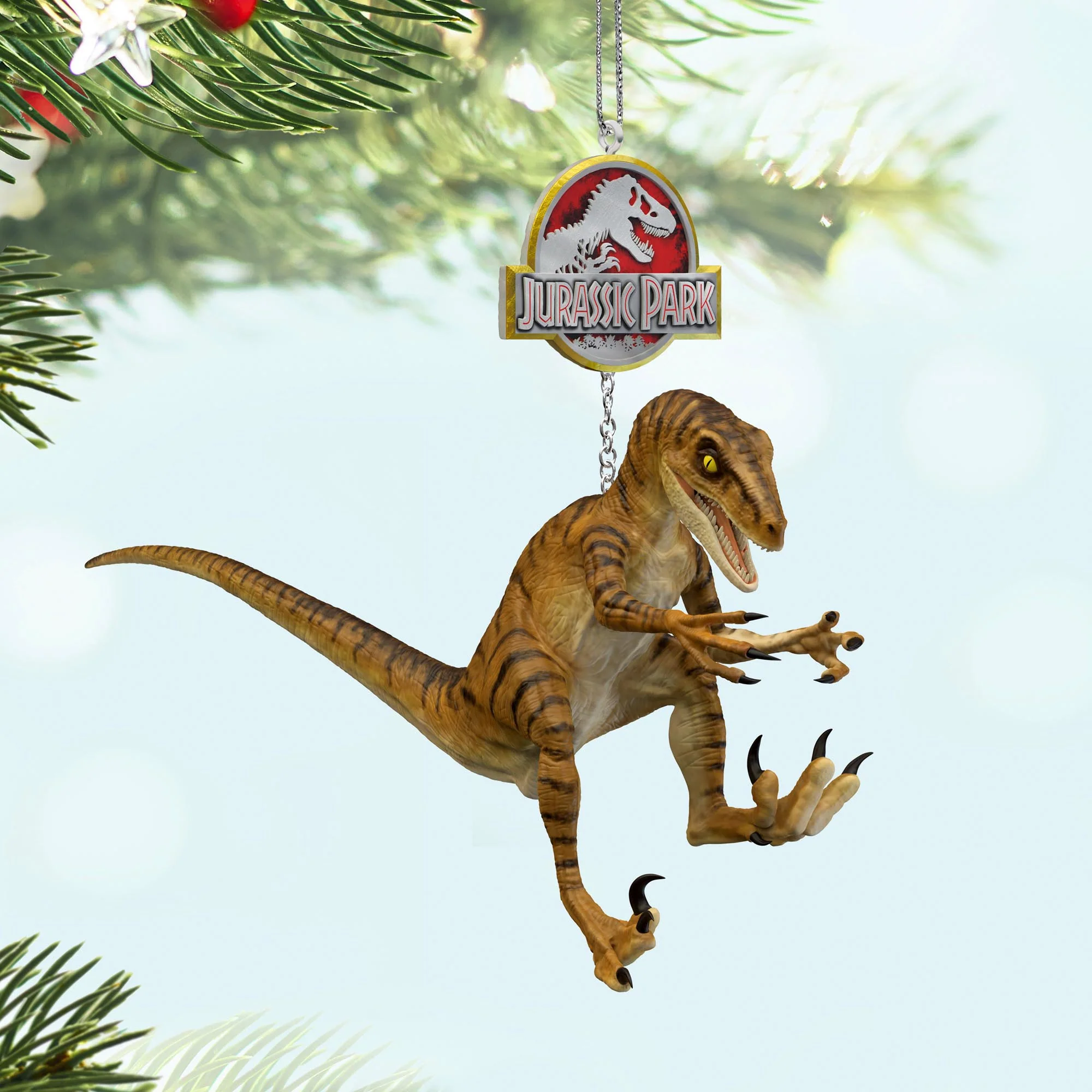 Jurassic Park, "Clever Girl..." — 2025 Hallmark Keepsake Christmas Ornament - Image 2