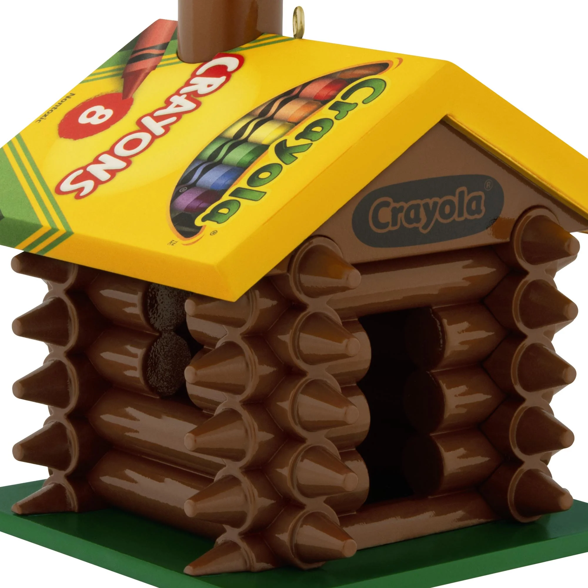 Crayola®, Colourful Log Cabin — 2025 Hallmark Keepsake Christmas Ornament - Image 4