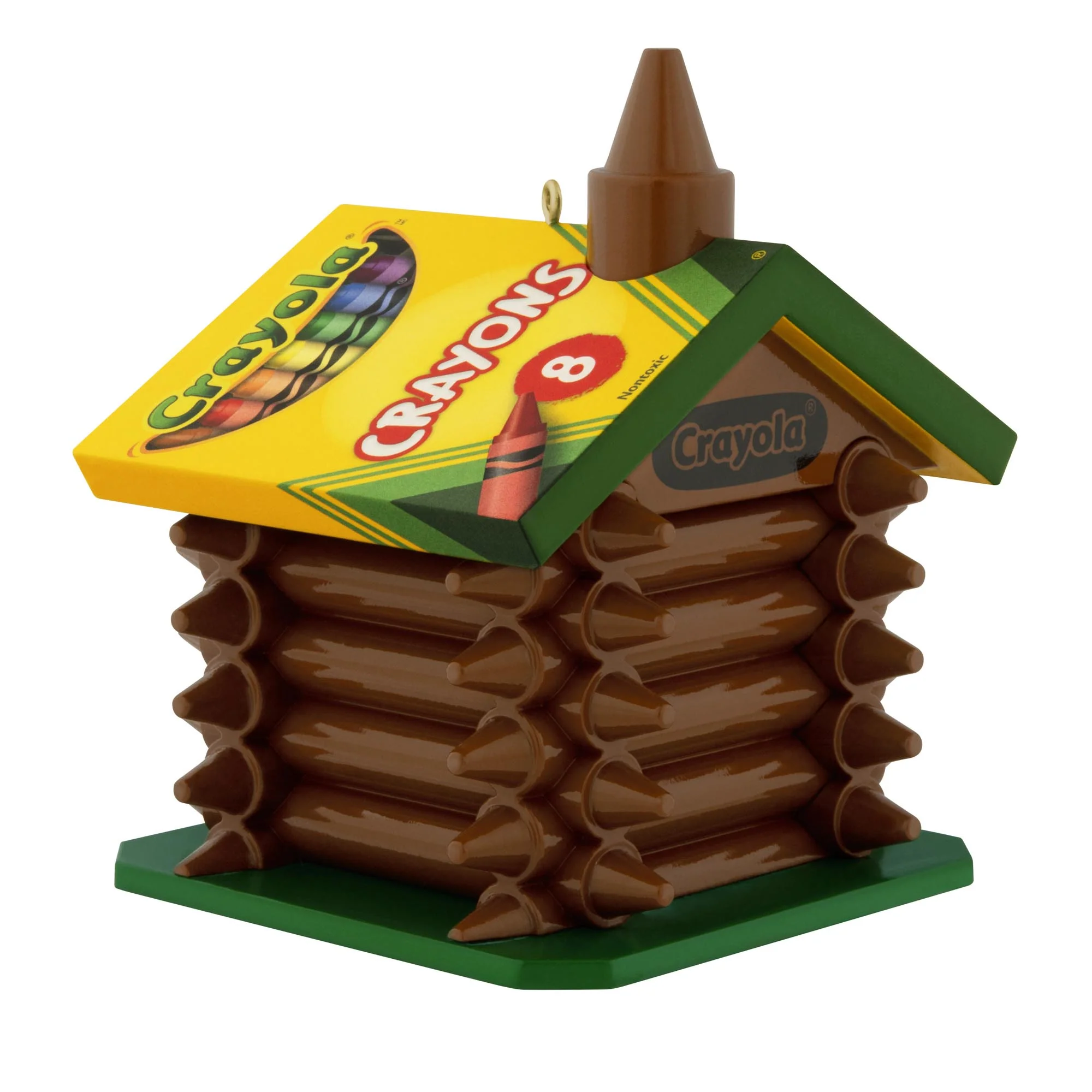 Crayola®, Colourful Log Cabin — 2025 Hallmark Keepsake Christmas Ornament - Image 5