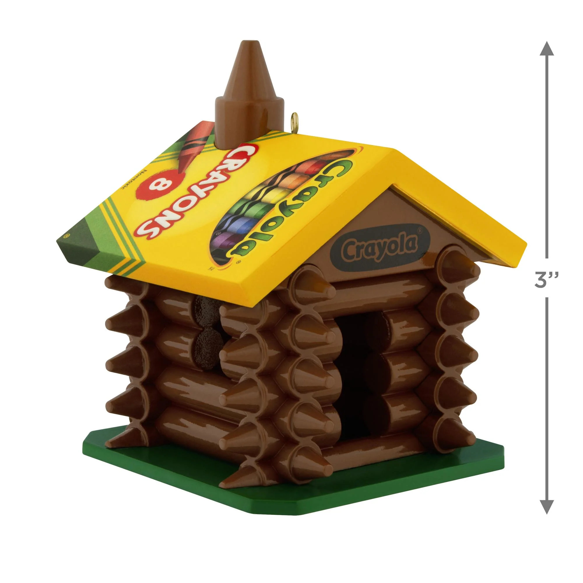 Crayola®, Colourful Log Cabin — 2025 Hallmark Keepsake Christmas Ornament - Image 6