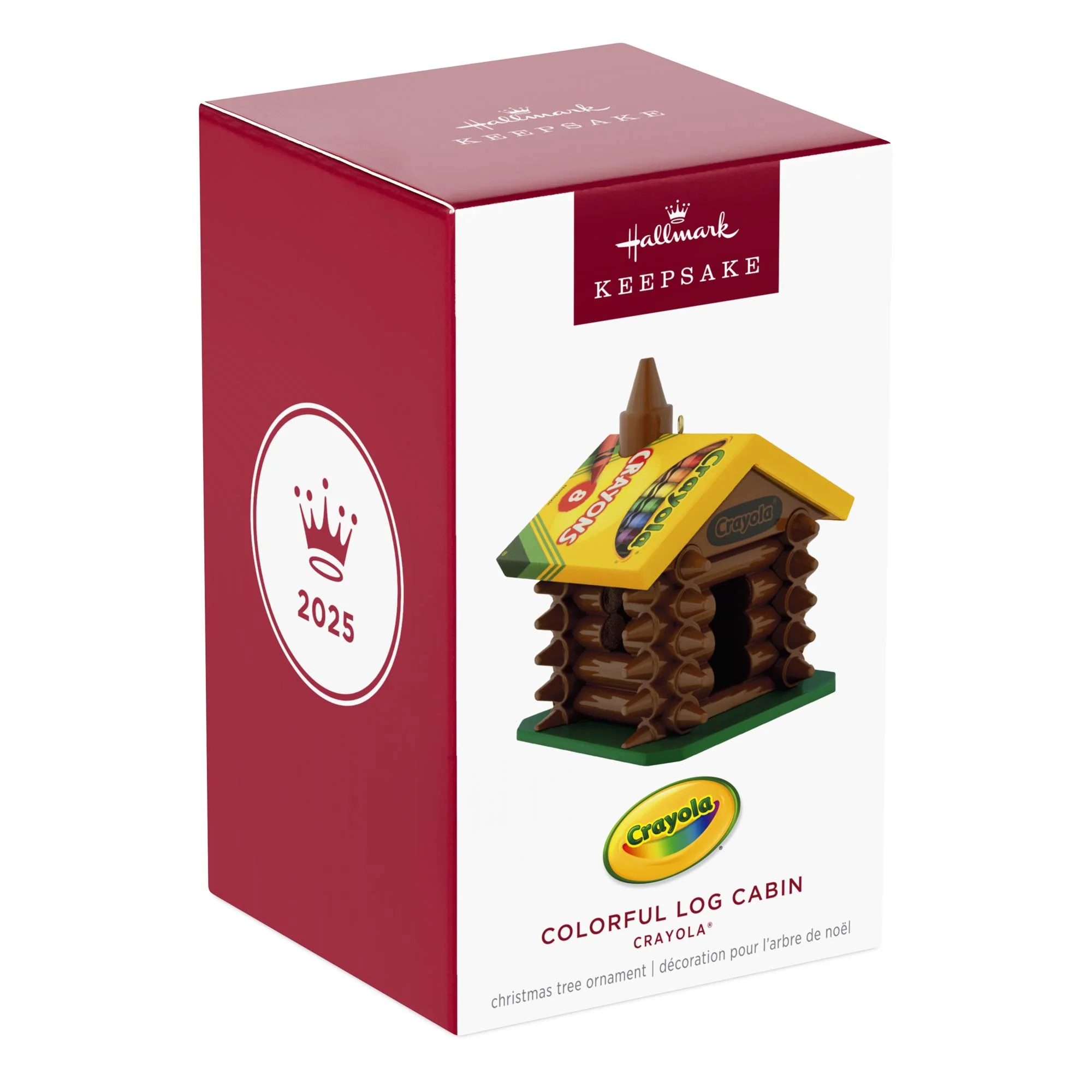 Crayola®, Colourful Log Cabin — 2025 Hallmark Keepsake Christmas Ornament - Image 7