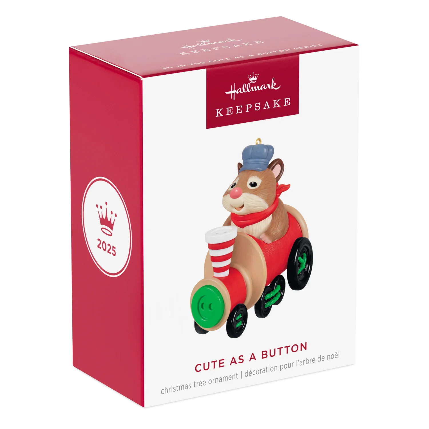 Cute as a Button, 3rd in the Series — 2025 Hallmark Keepsake Christmas Ornament - Image 7