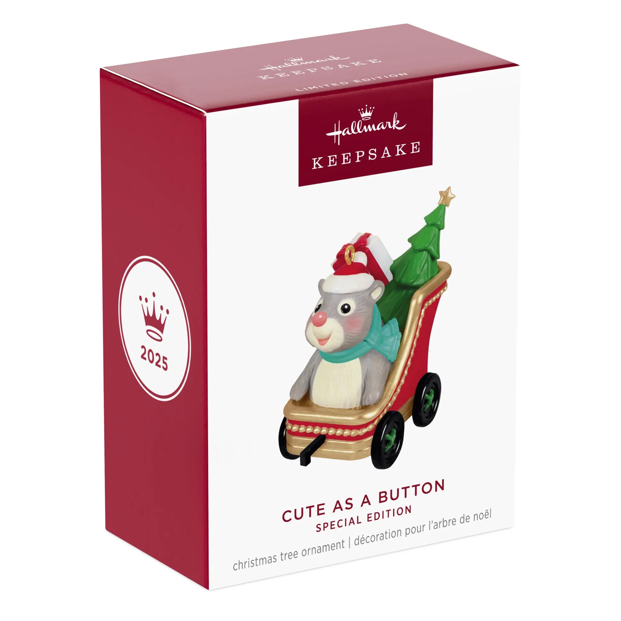 Cute As A Button — 2025 Hallmark Keepsake Christmas Ornament - Image 7