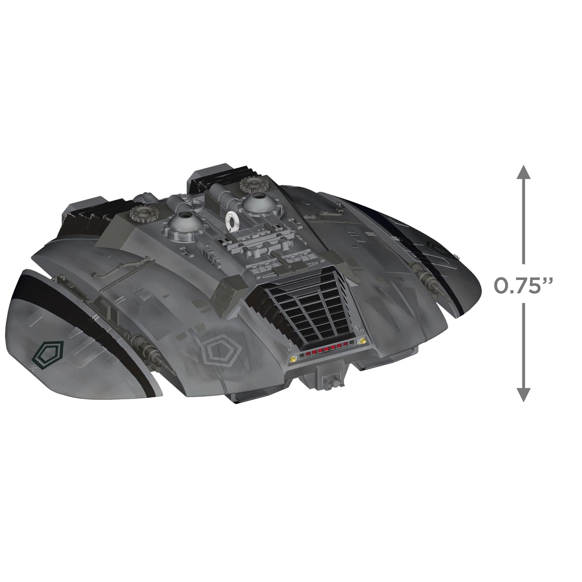Battlestar Galactica, Cylon Raider — 2025 Hallmark Keepsake Christmas Ornament - Image 6