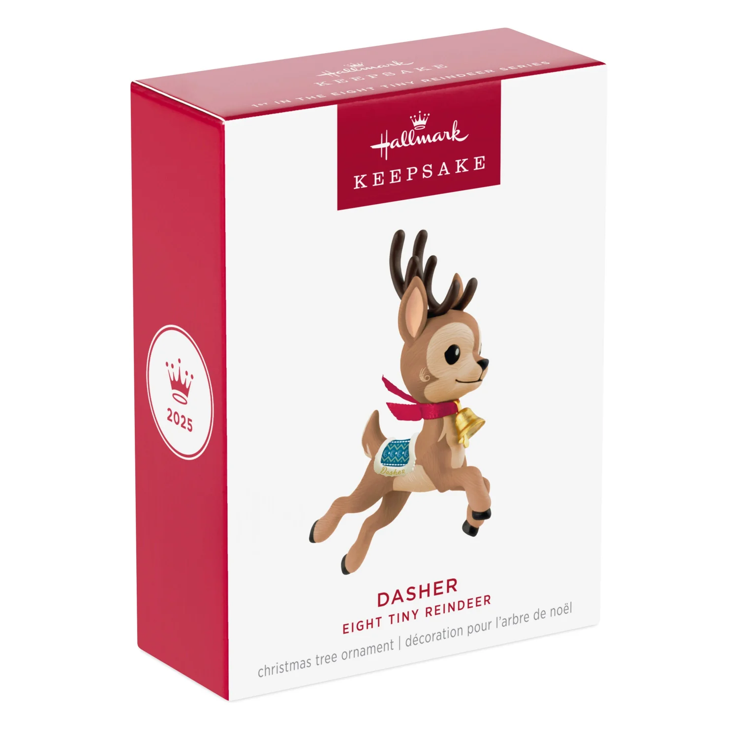 Dasher, 1st in the Eight Tiny Reindeer Series — 2025 Hallmark Keepsake Christmas Ornament - Image 7