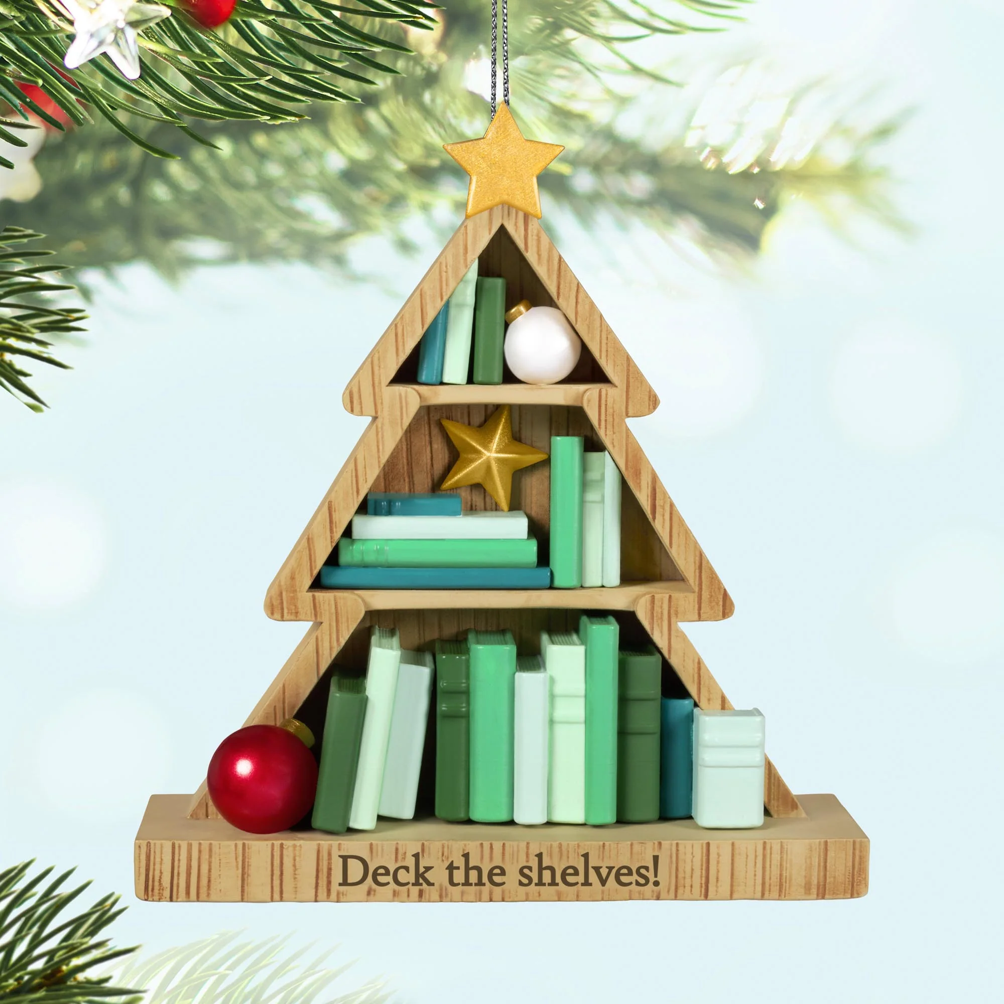 Deck the Shelves — 2025 Hallmark Keepsake Christmas Ornament - Image 2