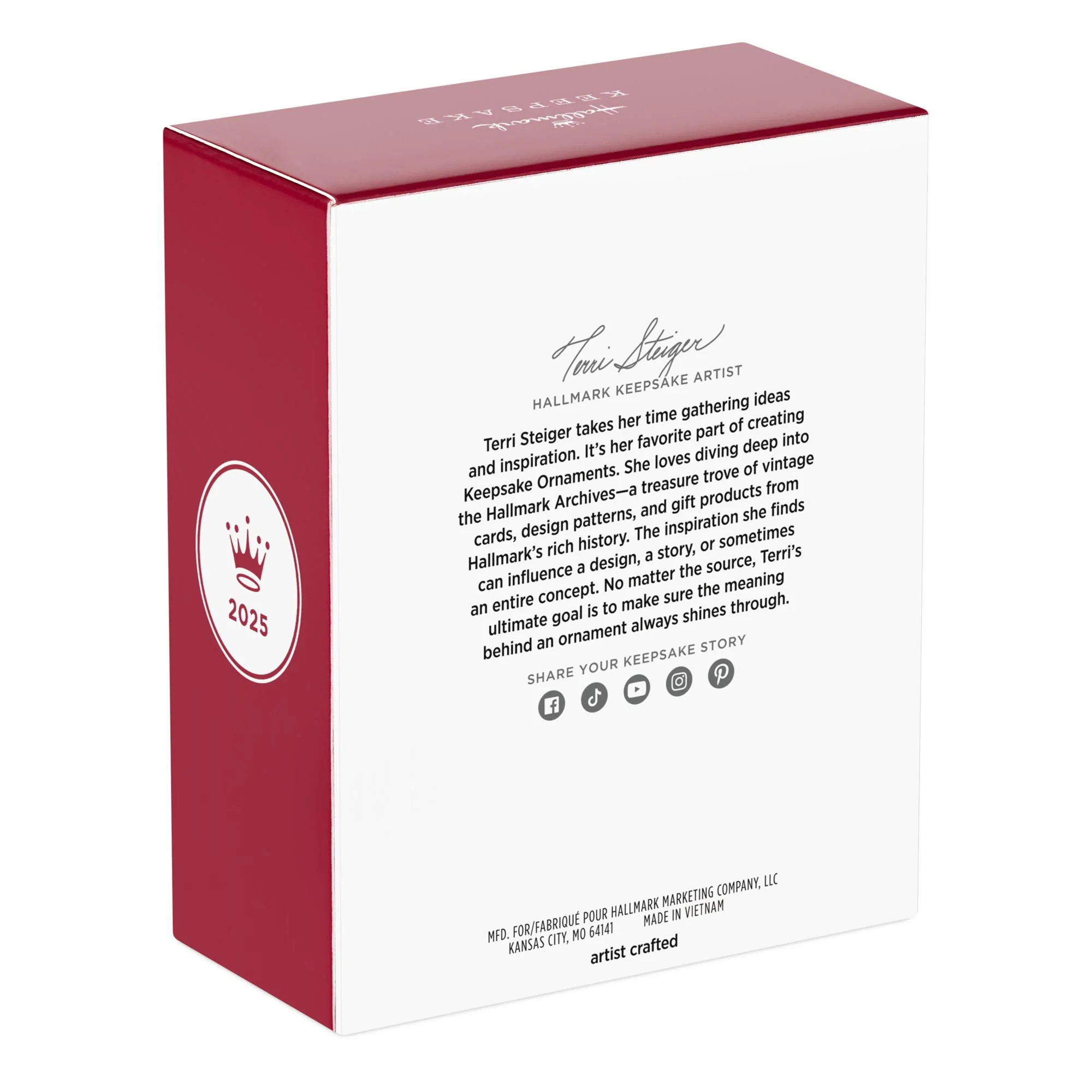 Deck the Shelves — 2025 Hallmark Keepsake Christmas Ornament - Image 8