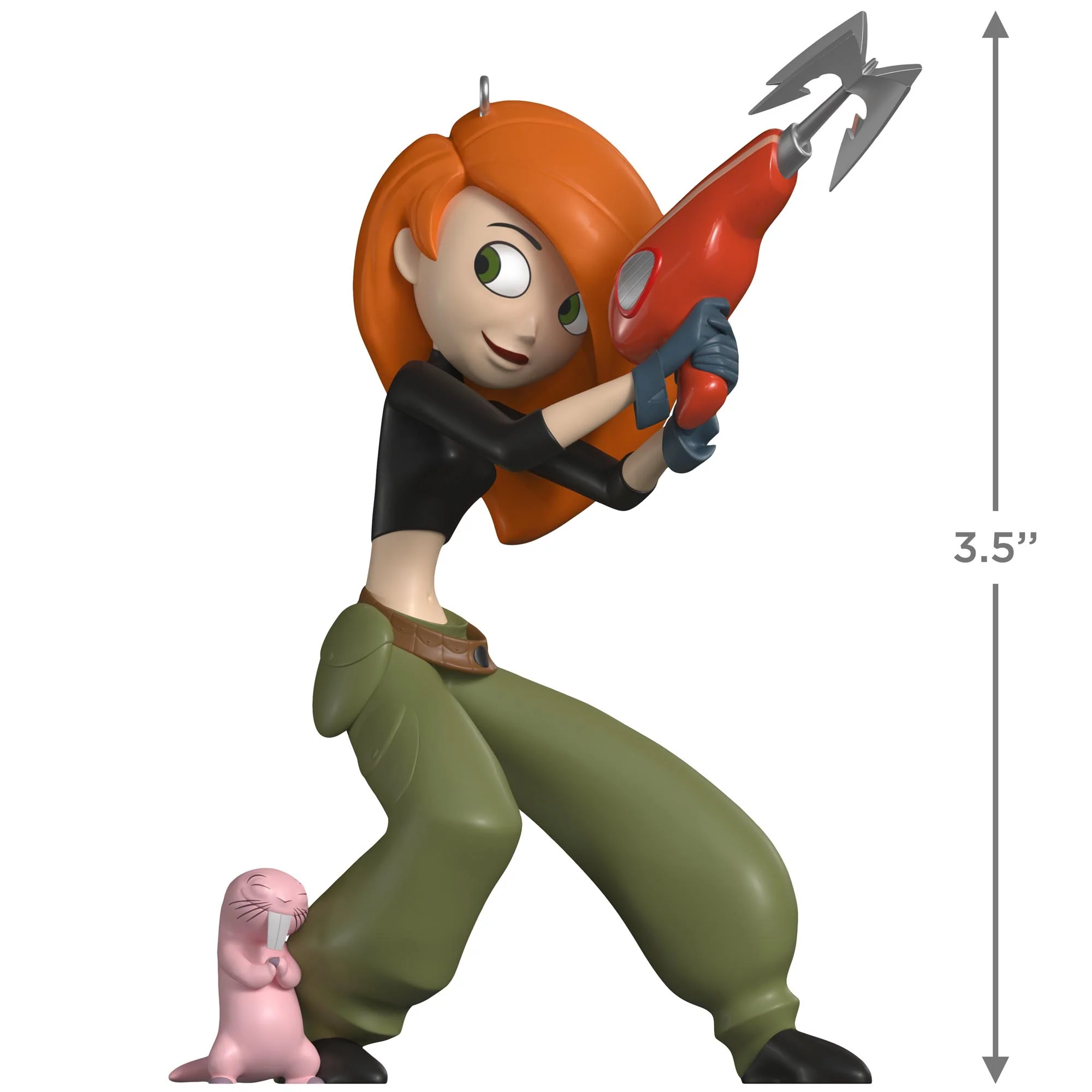 Disney Kim Possible, Kim and Rufus — 2025 Hallmark Keepsake Christmas Ornament - Image 6