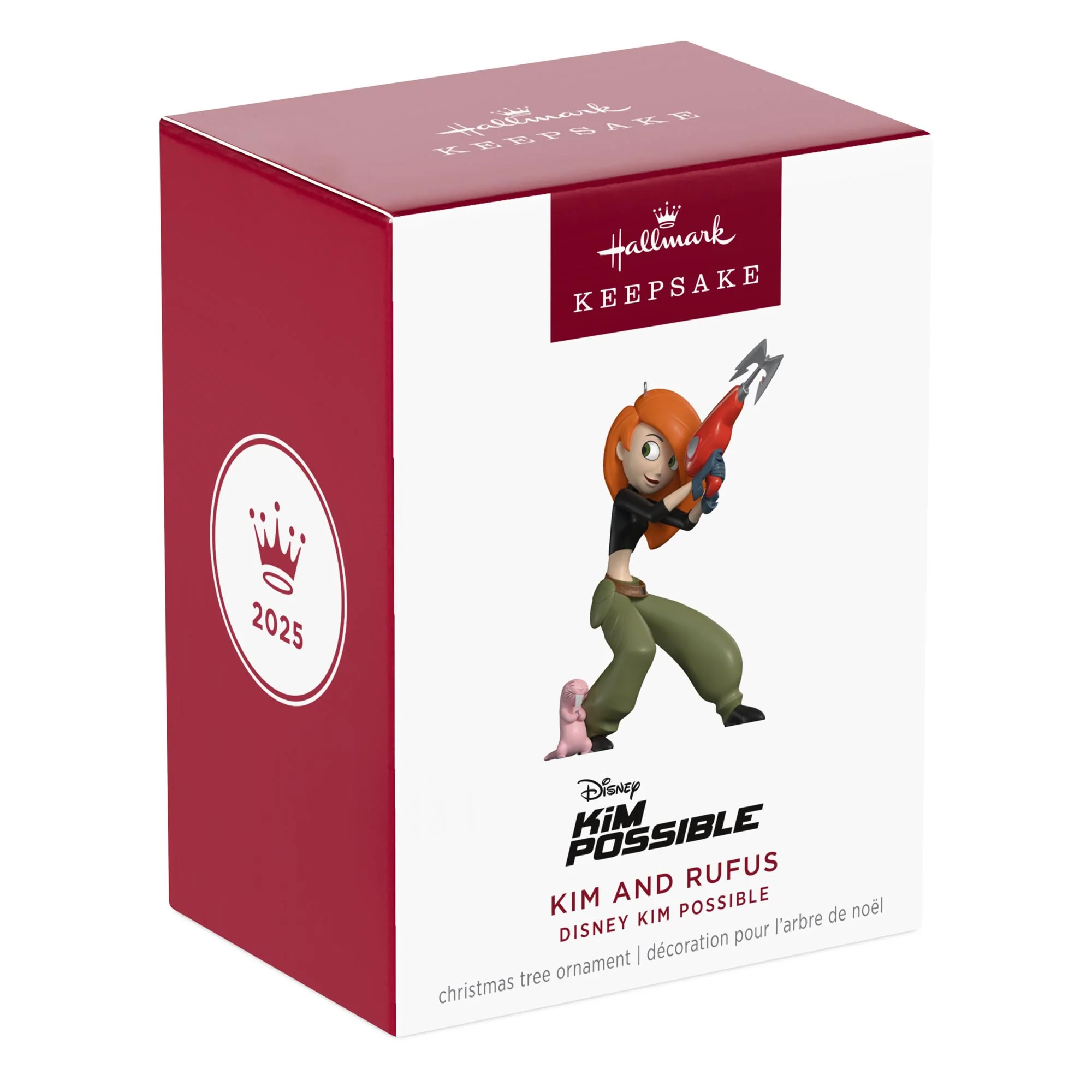 Disney Kim Possible, Kim and Rufus — 2025 Hallmark Keepsake Christmas Ornament - Image 7