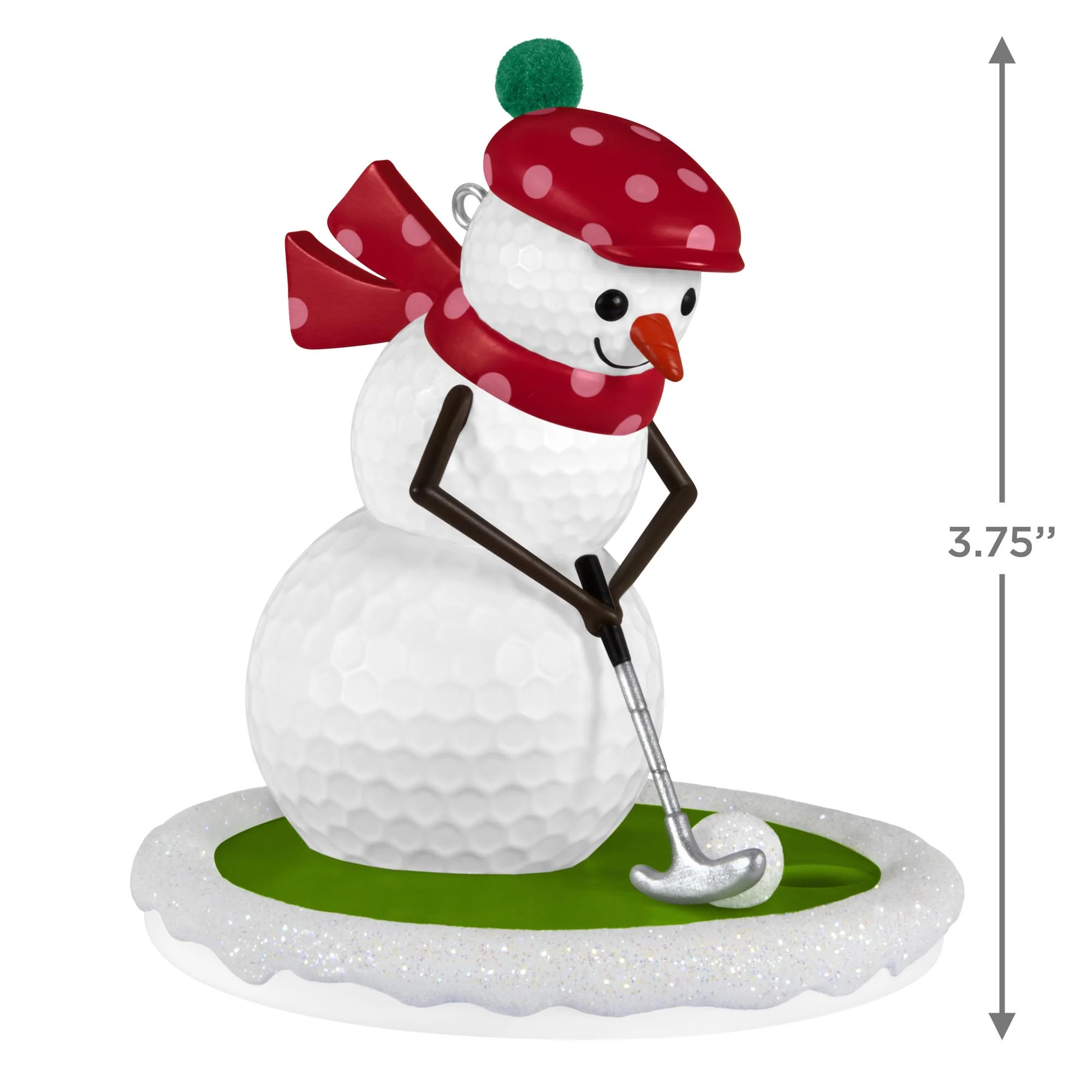 Eye On The Snowball, Golf — 2025 Hallmark Keepsake Christmas Ornament - Image 6