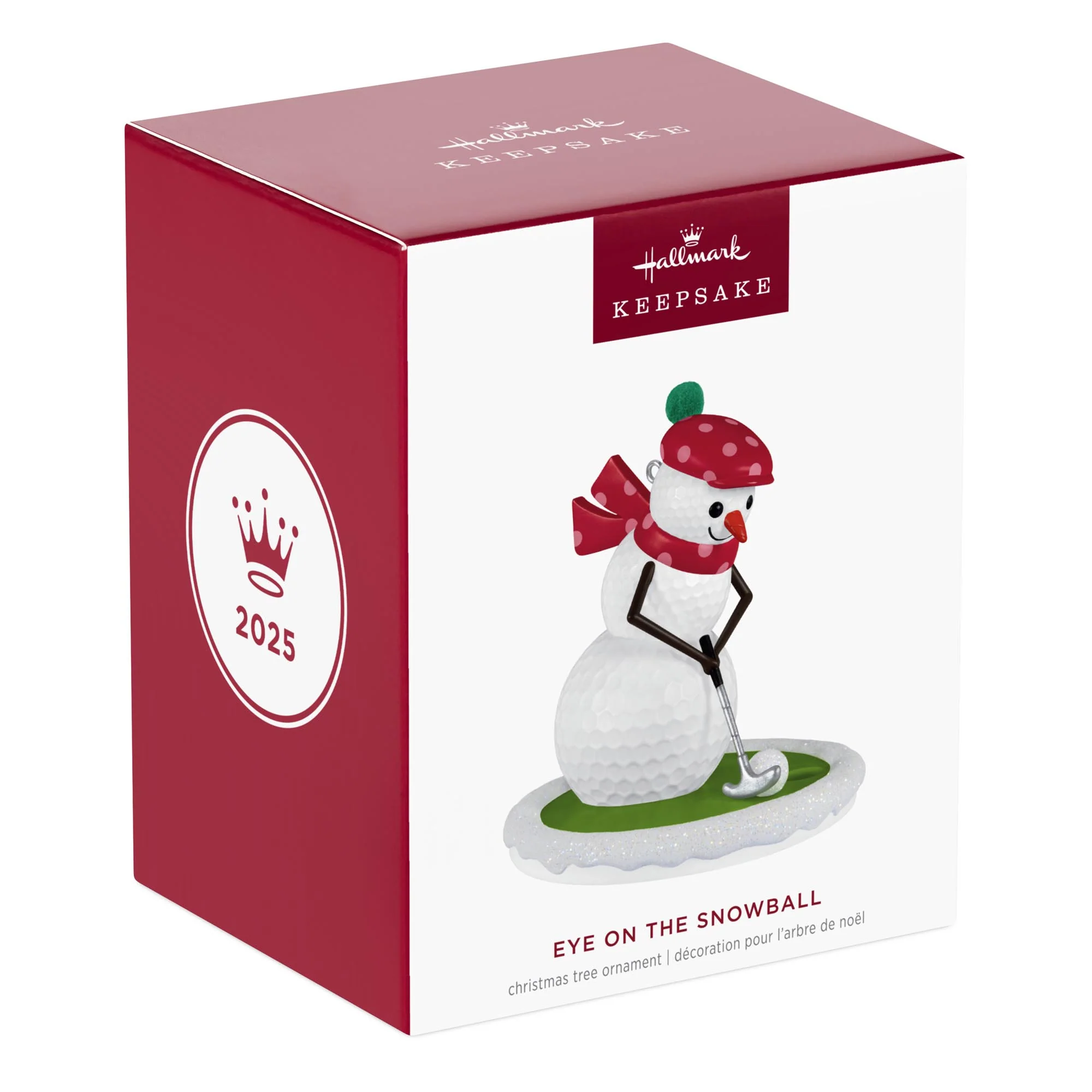 Eye On The Snowball, Golf — 2025 Hallmark Keepsake Christmas Ornament - Image 7