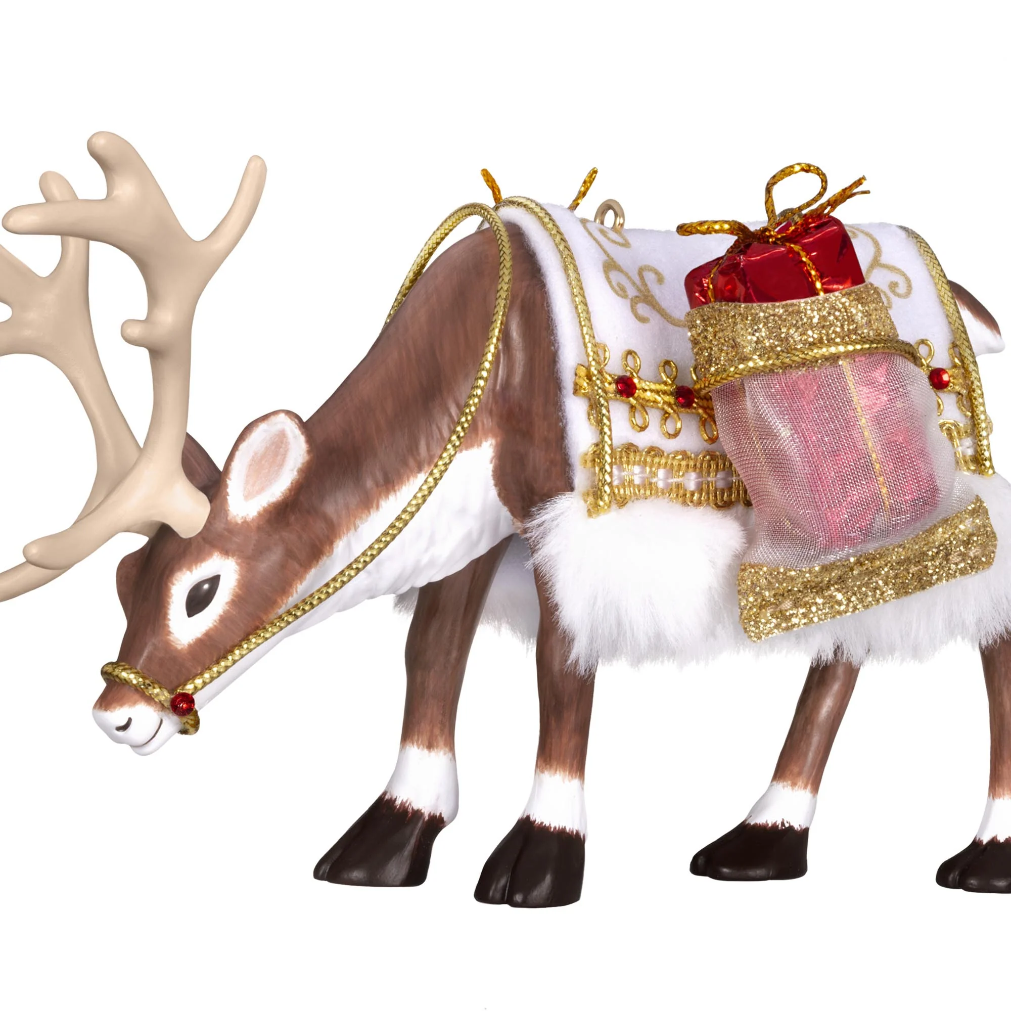 Father Christmas, Reindeer — 2025 Hallmark Keepsake Christmas Ornament - Image 4