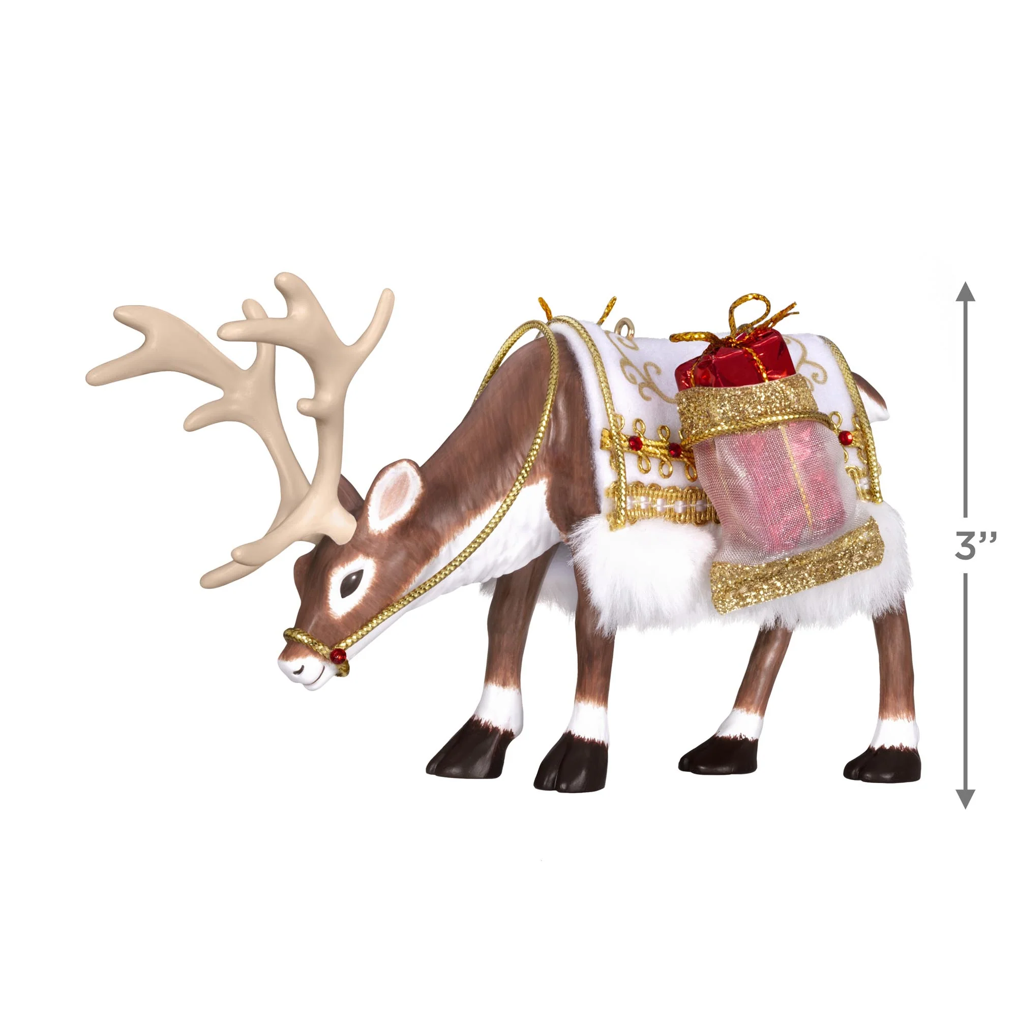 Father Christmas, Reindeer — 2025 Hallmark Keepsake Christmas Ornament - Image 6
