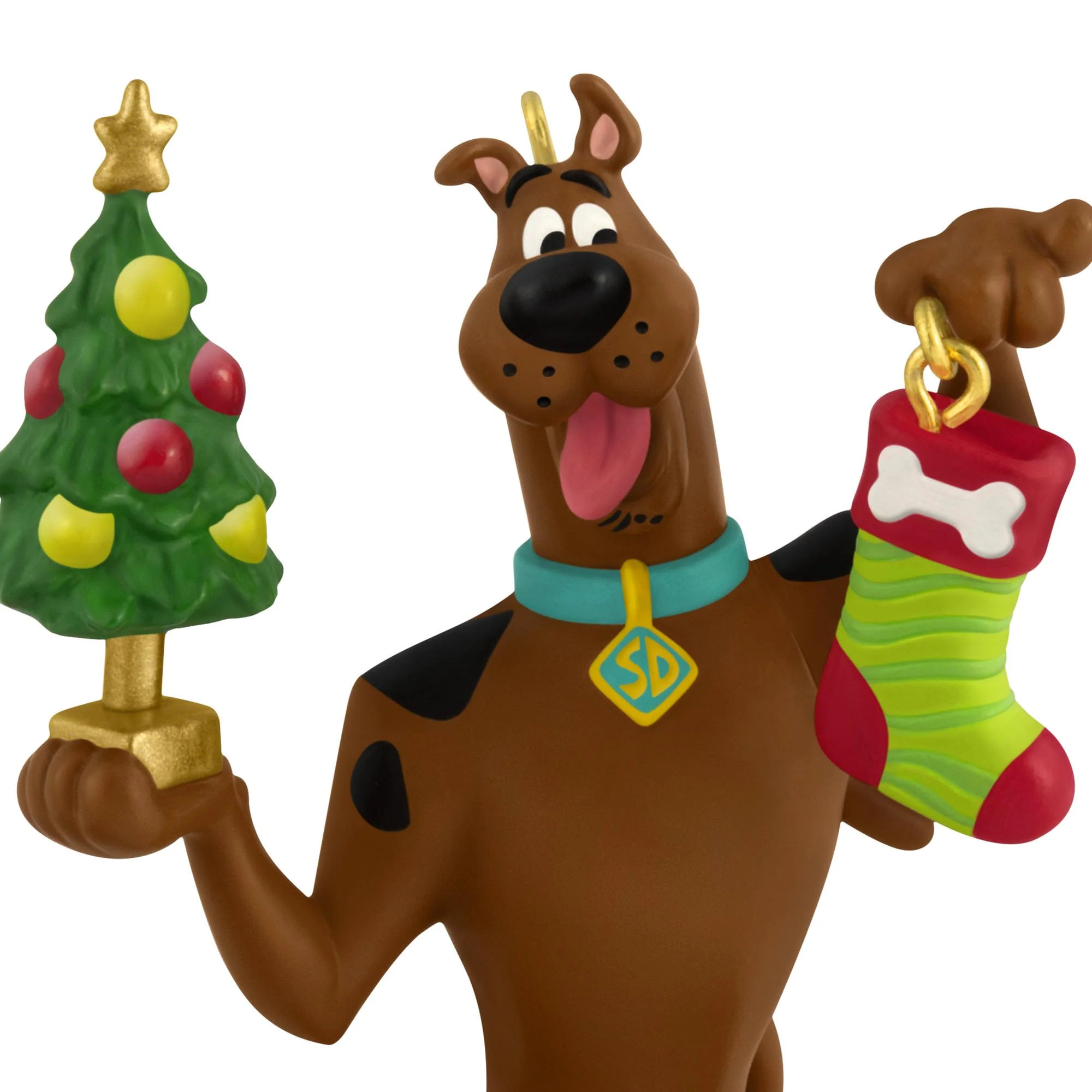 Scooby-Doo™ Festive Scooby — 2025 Hallmark Keepsake Christmas Ornament - Image 4