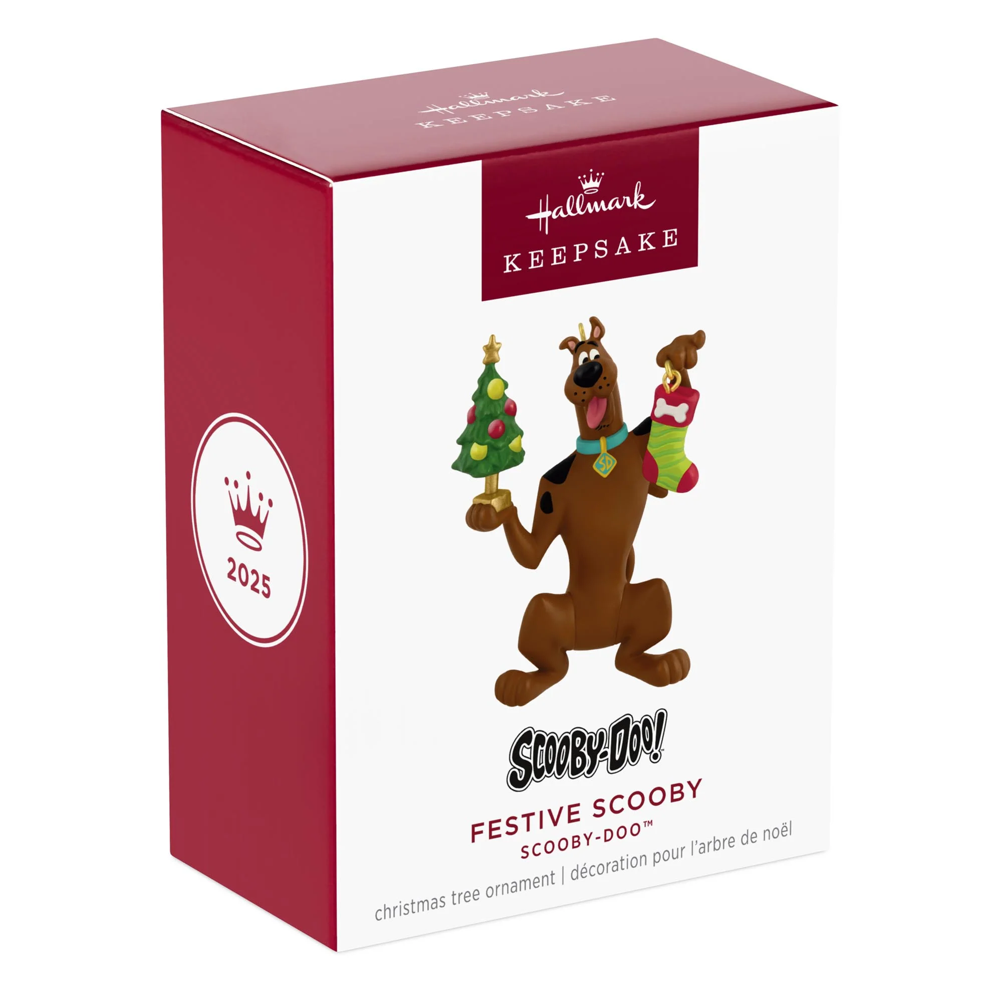 Scooby-Doo™ Festive Scooby — 2025 Hallmark Keepsake Christmas Ornament - Image 7