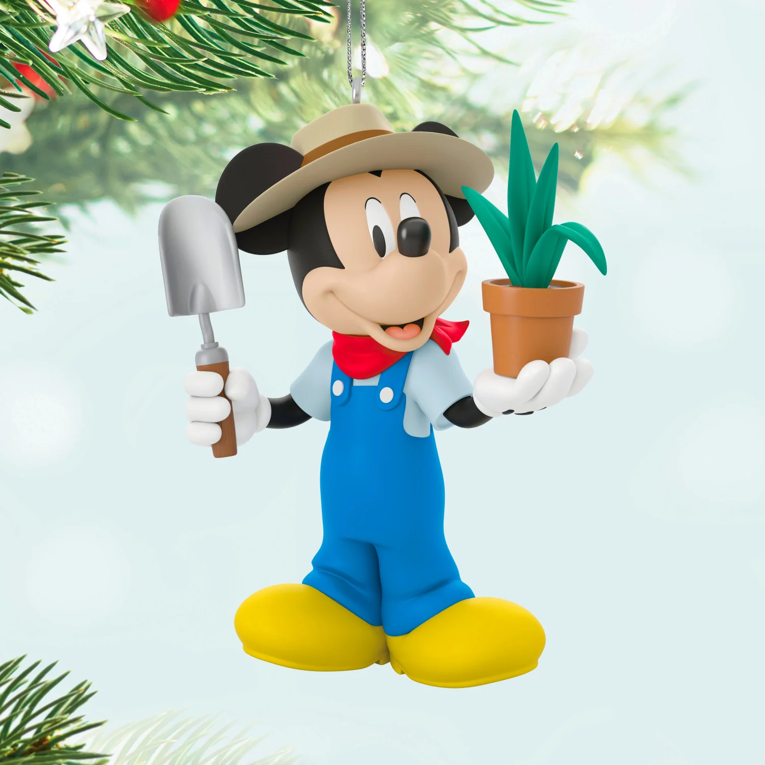 Disney Gardener Mickey, 4th in the All About Mickey! Series — 2025 Hallmark Keepsake Christmas Ornament - Image 2