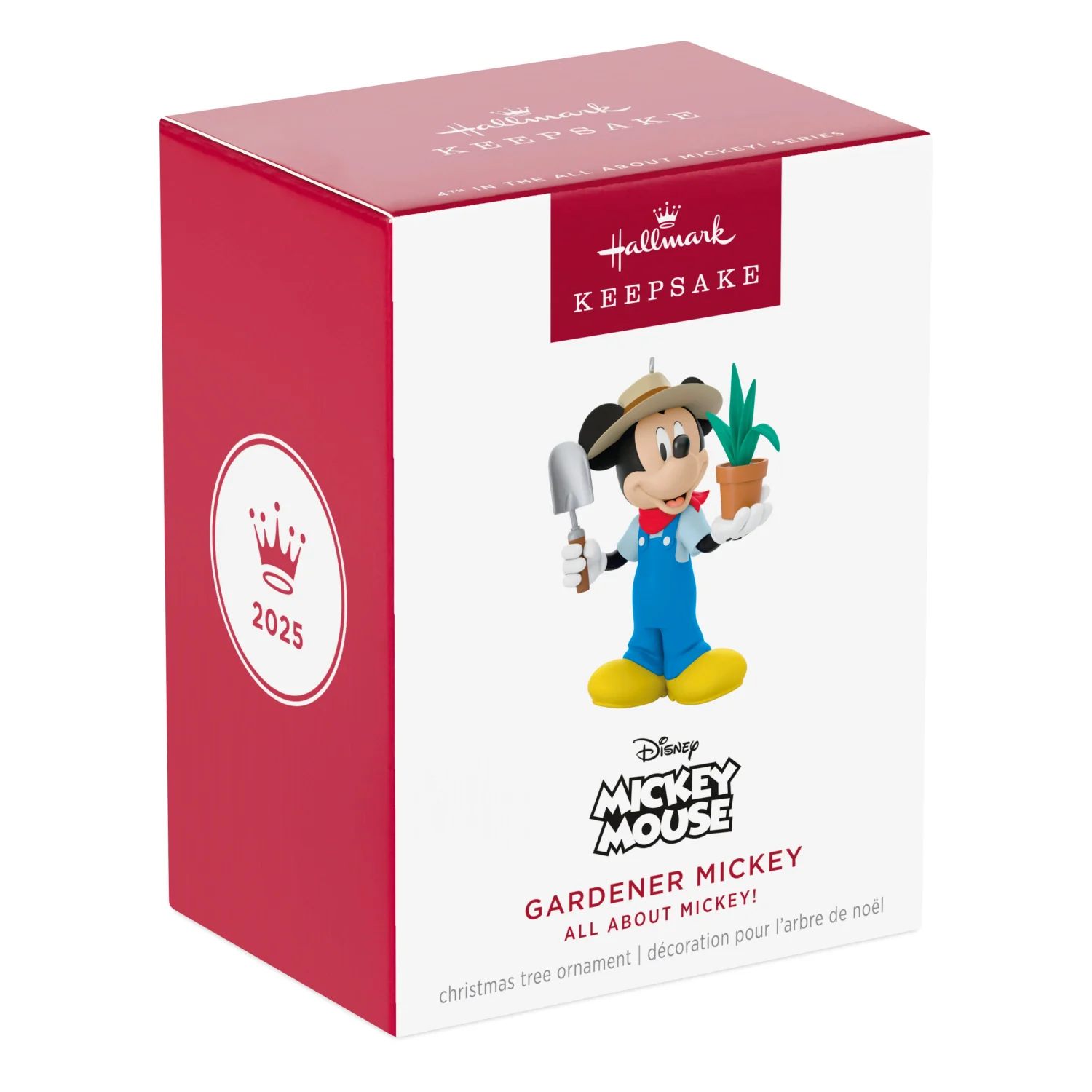 Disney Gardener Mickey, 4th in the All About Mickey! Series — 2025 Hallmark Keepsake Christmas Ornament - Image 7