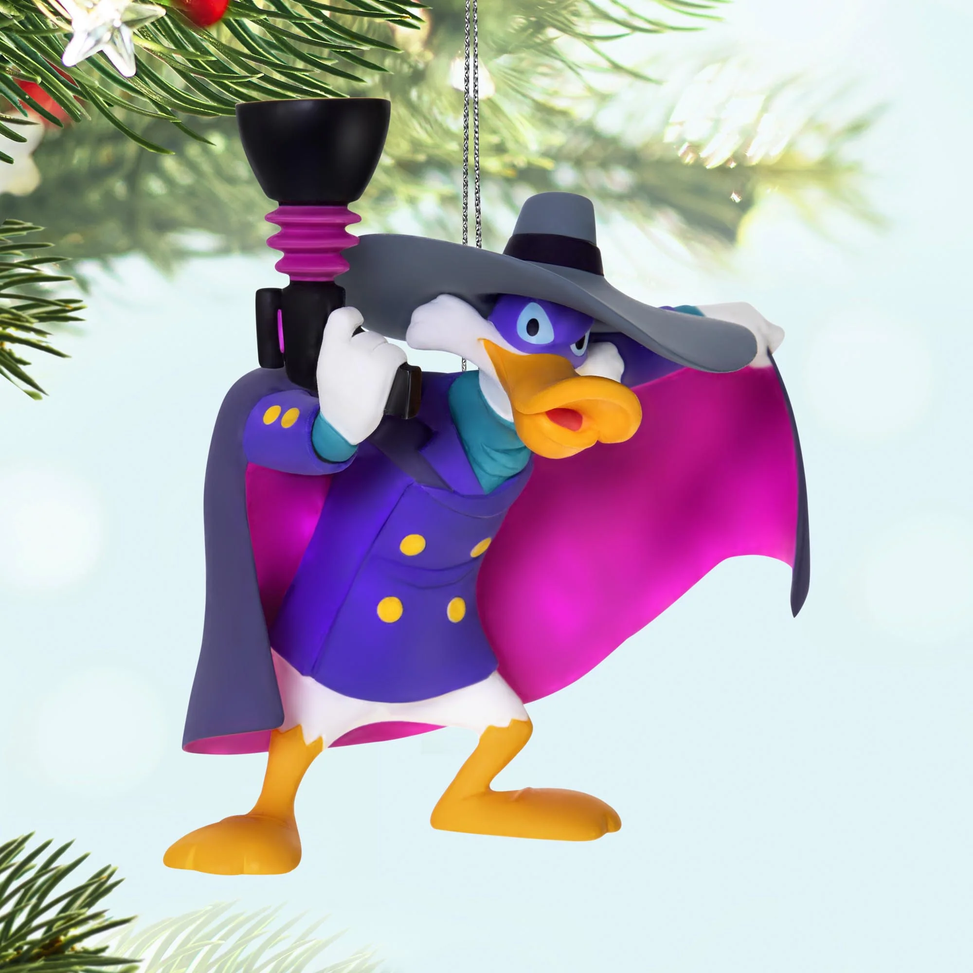 Disney Darkwing Duck, Let's Get Dangerous! — 2025 Hallmark Keepsake Christmas Ornament - Image 2